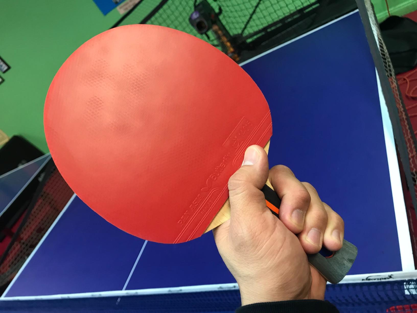 Butterfly Timo Boll Carbon Fiber Ping Pong Paddle | ITTF Approved Table Tennis Racket | Ping Pong Sponge and Rubber | Carbon Layers in Ping Pong Racket for Power | Professional Ping Pong Paddle customer photo 1