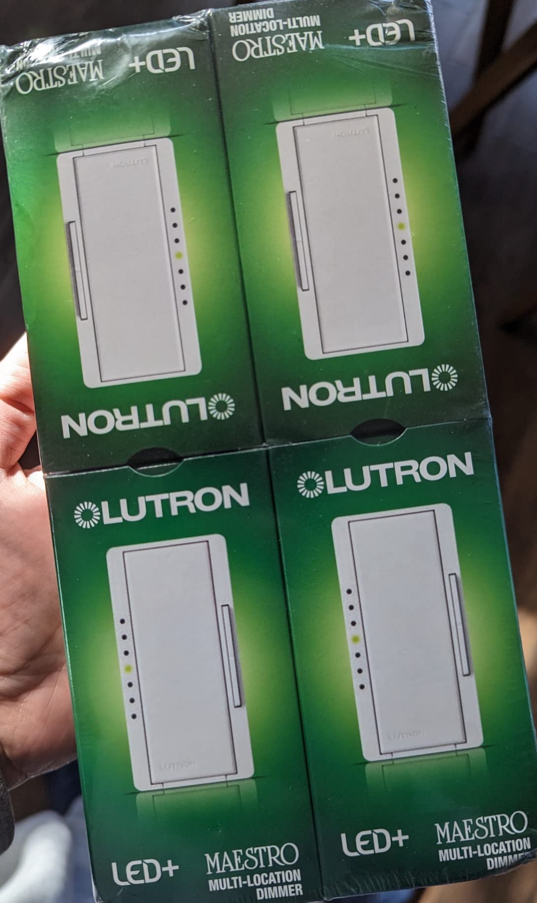 Lutron Maestro LED+ Dimmer Switch, Tap Dimmer, Single Pole/3-way customer photo 2