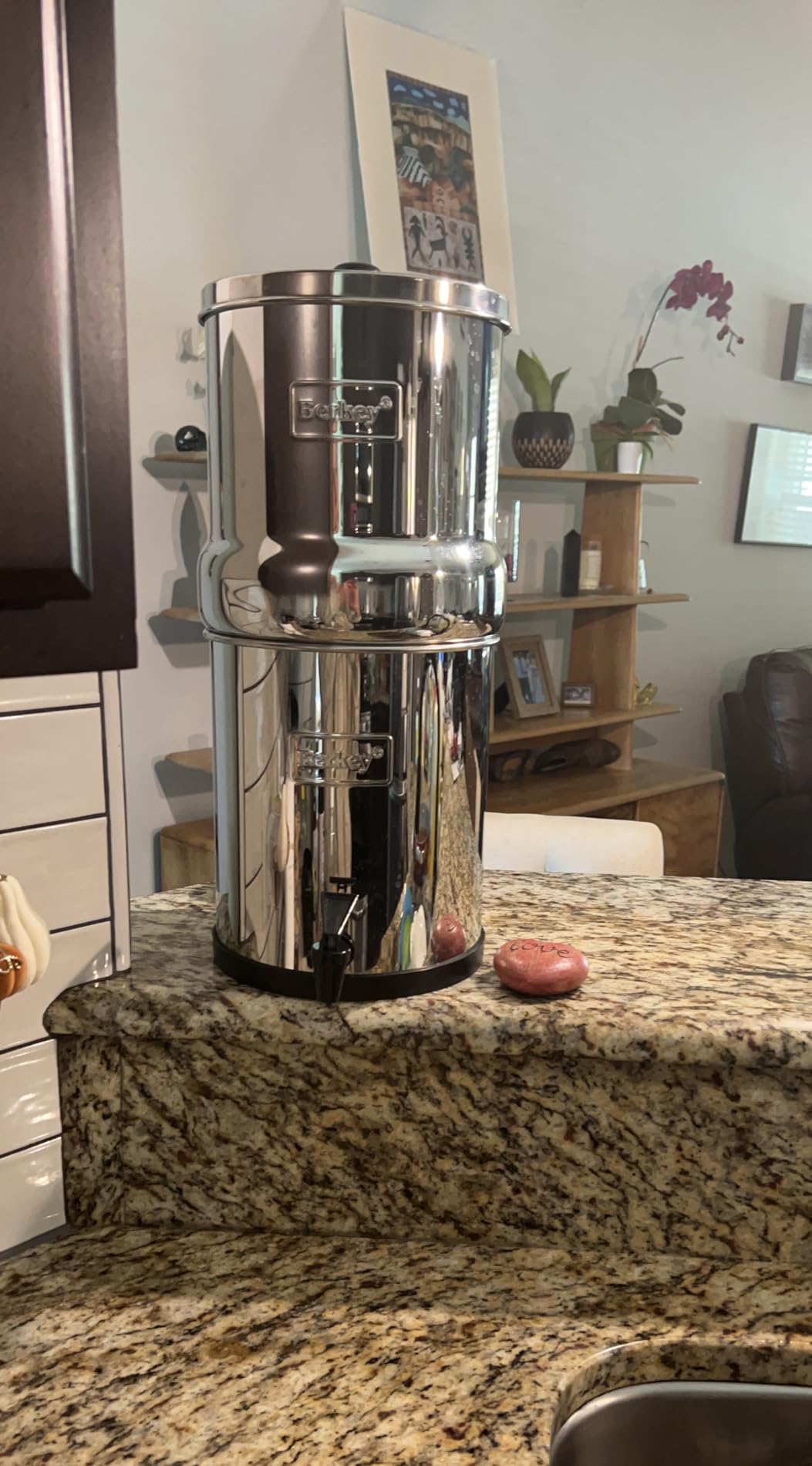 Big Berkey Gravity-Fed Stainless Steel Countertop Water Filter System 2.25 Gallon with 2 Authentic Black Berkey Elements BB9-2 Filters | Countertop Water Filter, Easy-to-Assemble, Includes 2 Authentic Black Berkey BB9-2 Filter Elements for Everyday Use customer photo 1