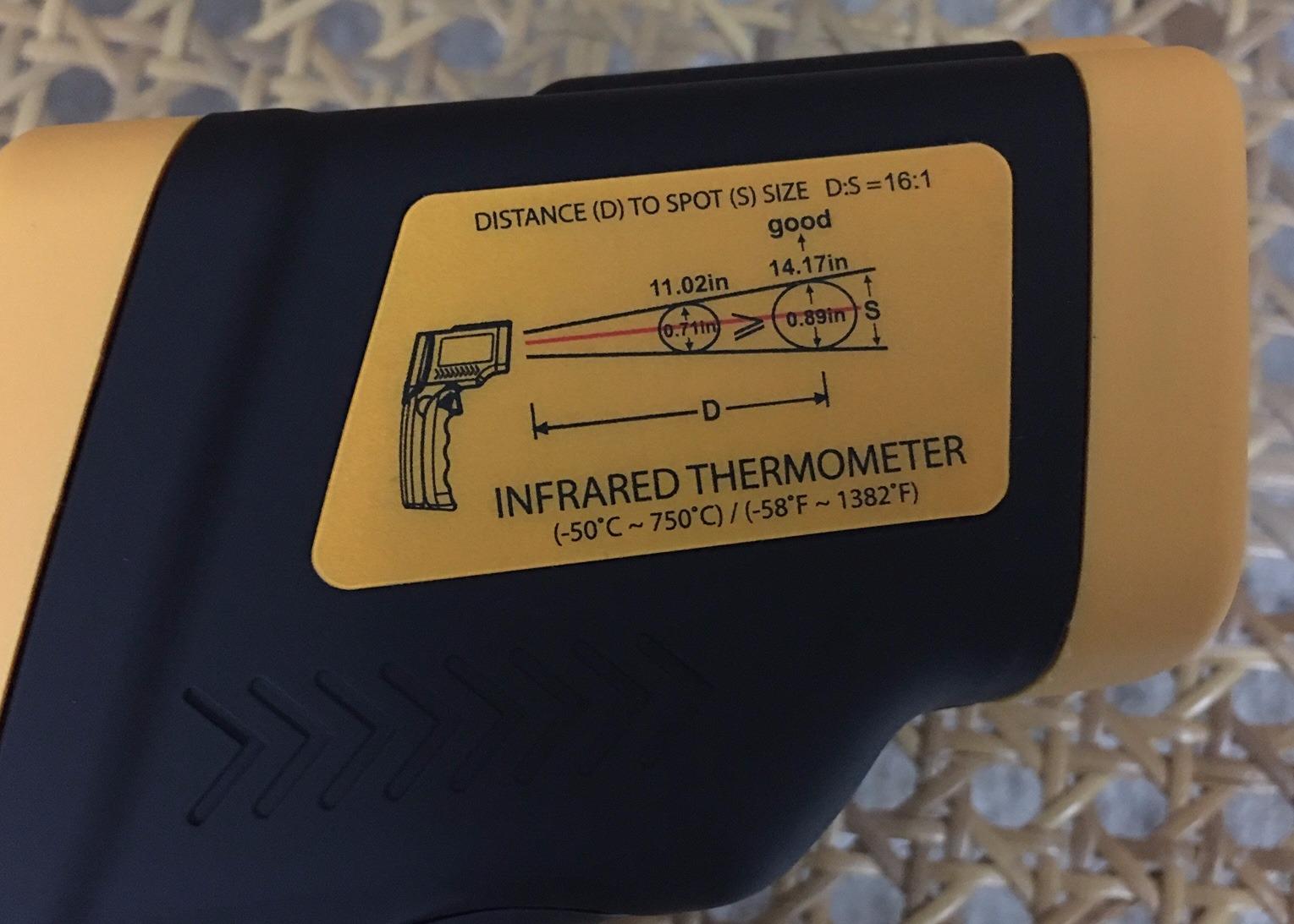Etekcity Infrared Thermometer Laser Temperature Gun -58°F~1130°F customer photo 1