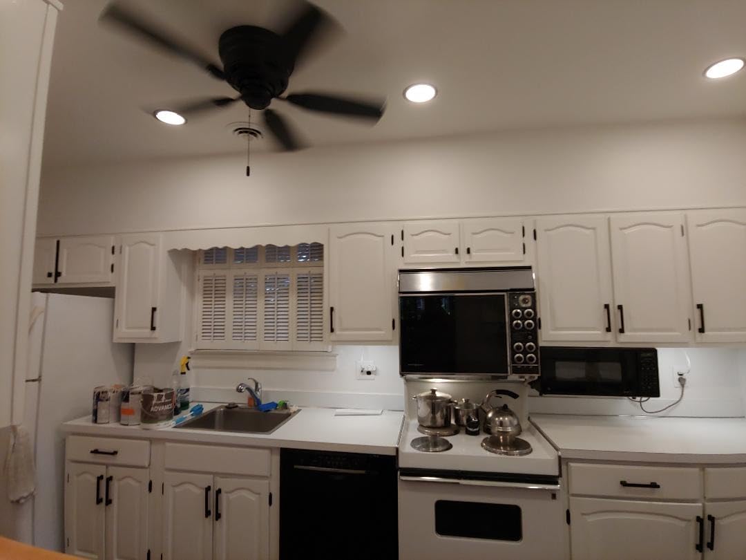 Hunter Low Profile IV, Indoor, Ceiling Fan, No Light, 42 inch, New Bronze | Low Profile Flush Mount, Pull Chain, 5 Blades, For Bedroom, Living Room, Kitchen, 51061 customer photo 1