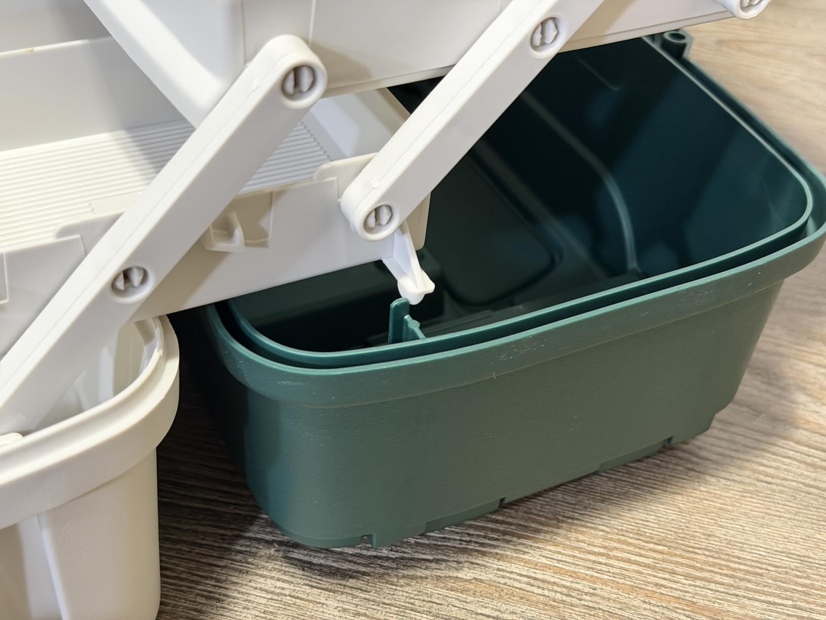 Plano 3-Tray Tackle Box with Dual Top Access, Dark Green Metallic/Off White customer photo 1