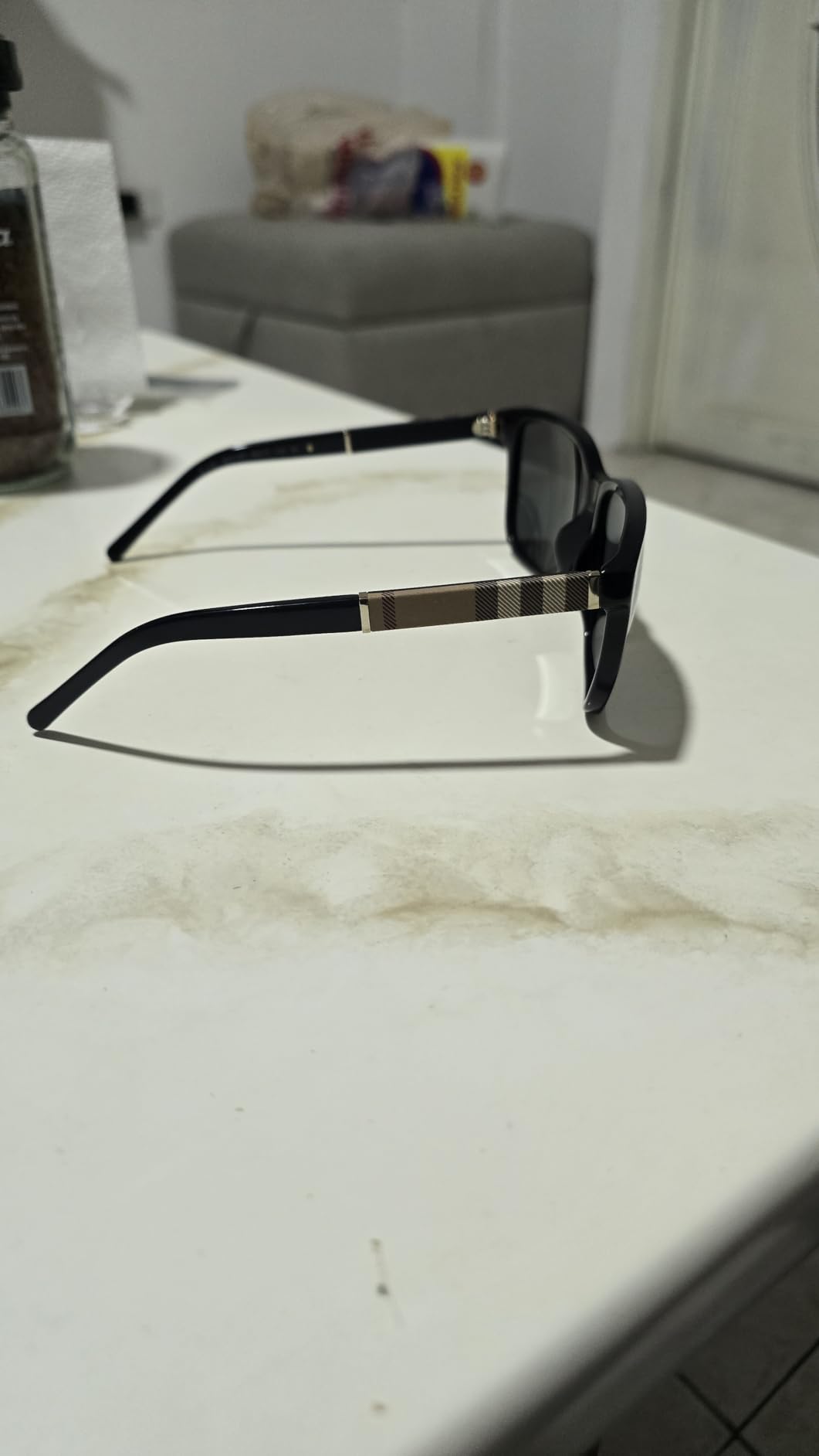 BURBERRY BE4181 3001/87 Black BE4181 Square Sunglasses Lens Category 3 Size 58m customer photo 1