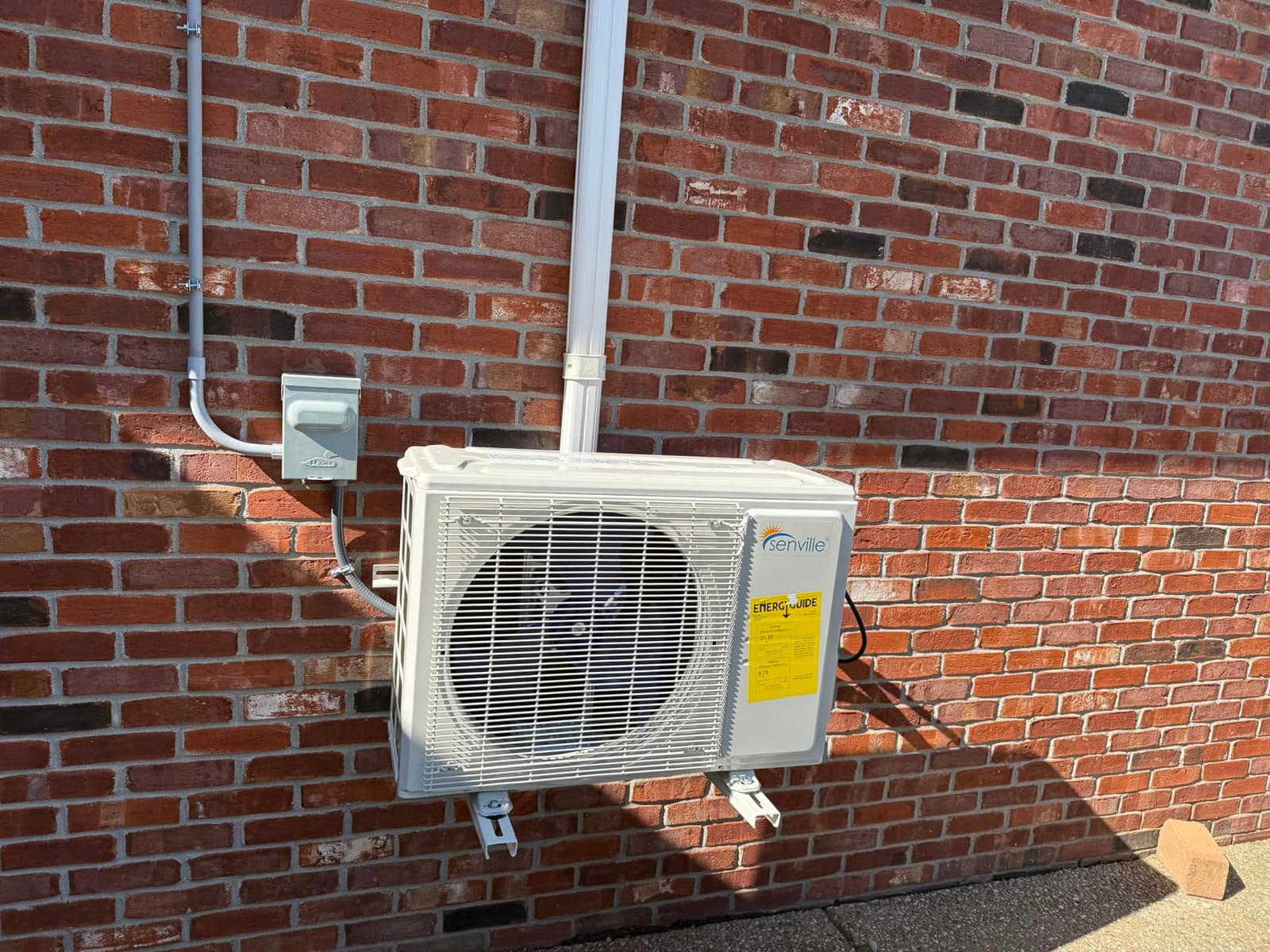 Senville LETO Mini Split Air Conditioner, Heat Pump, White, 12000 BTU | Ductless, Wall Mounted, Works with Alexa, Quiet Operation, 1 Ton, 110/120V, Energy Efficient Inverter customer photo 2