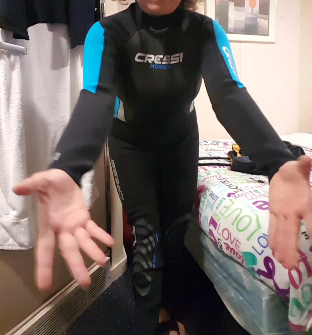 Cressi Ladies' Ultraspan Scuba Diving Wetsuit Made in Premium Material - Morea Designed in Italy: Quality Since 1946 customer photo 2