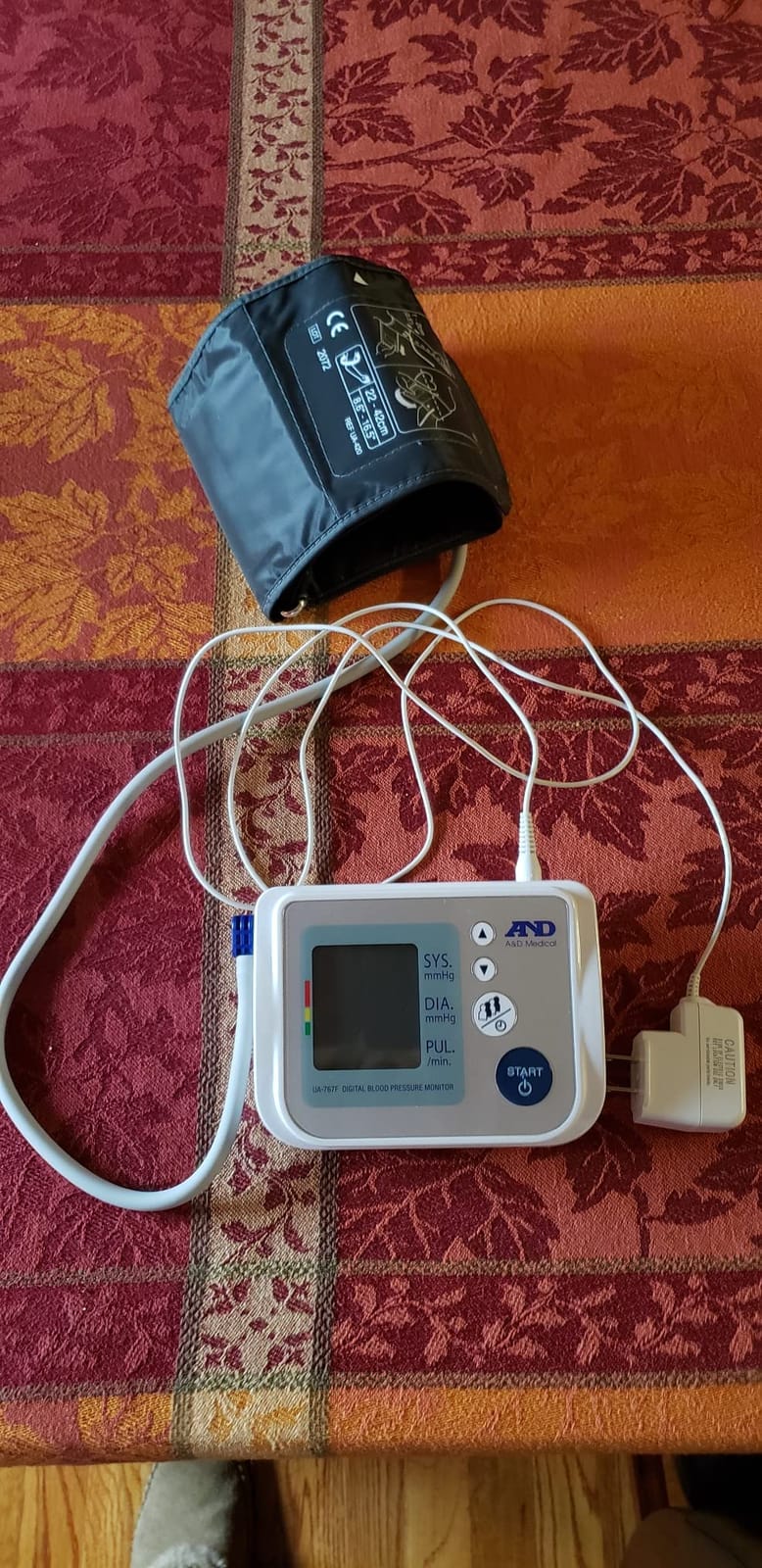A&D Medical UA-767F Blood Pressure Monitor, 4 Users, Wide Cuff 8.6-16.5