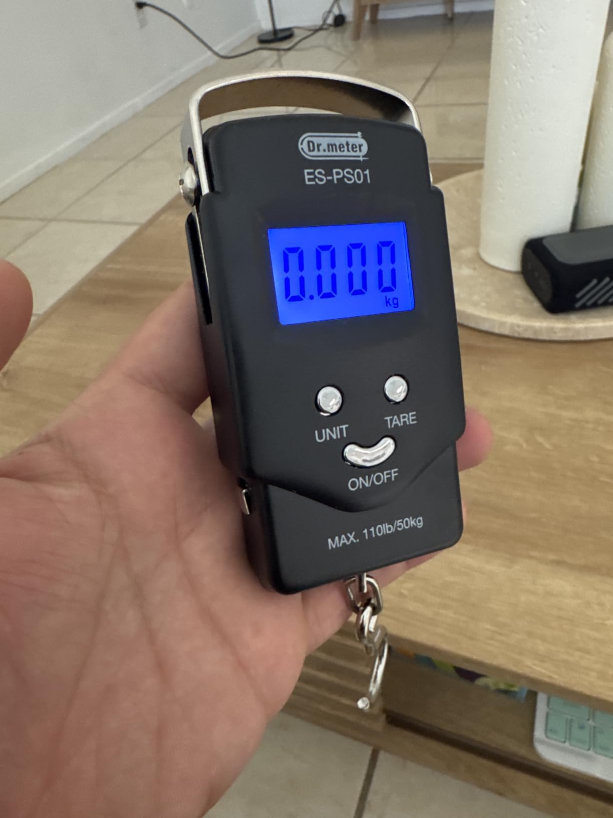 Fish Scale, 110 lb Digital Luggage Scale with Tape customer photo 2