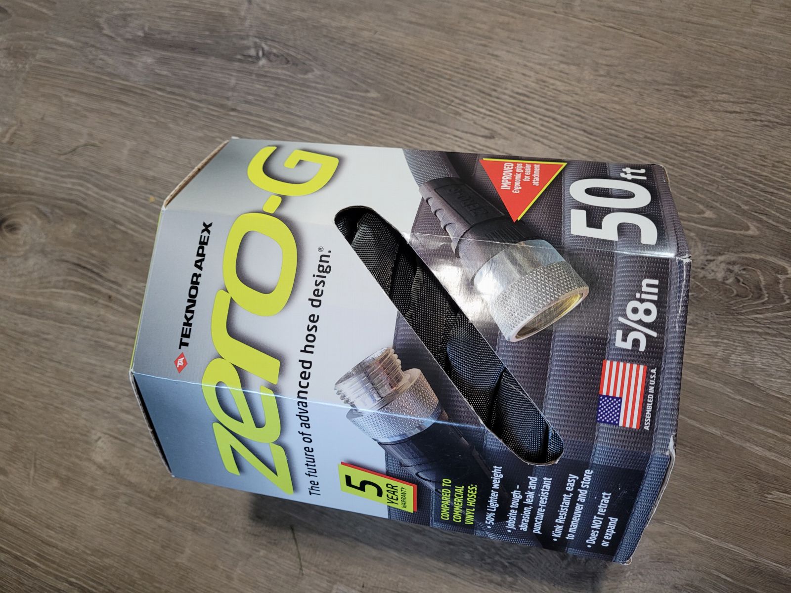 zero-G 4001-50 Lightweight, Ultra Flexible, Durable, Kink-Free Garden Hose, 5/8-Inch by 50-Feet, Black customer photo 1