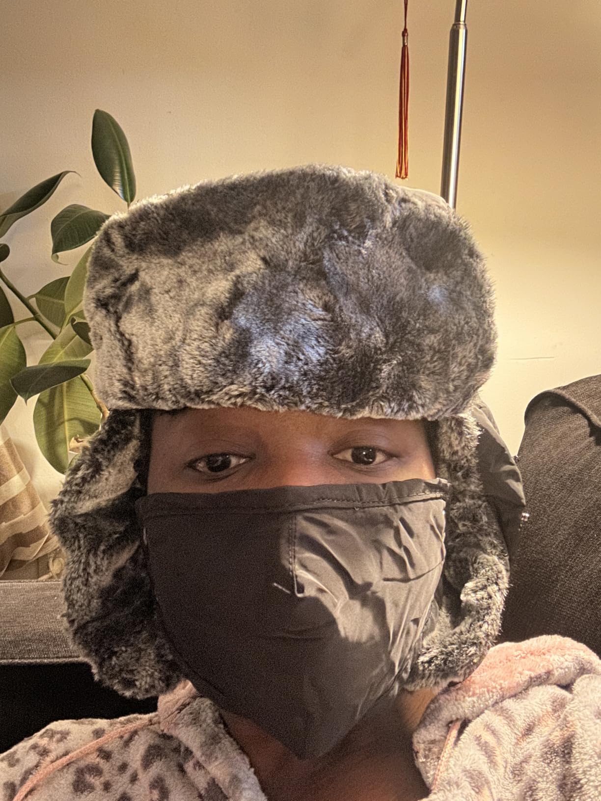 Winter Hats for Women Men Trapper Ushanka Hat with Ear Faps Russian Cold Weather Warm Fur Snow Hat customer photo 1