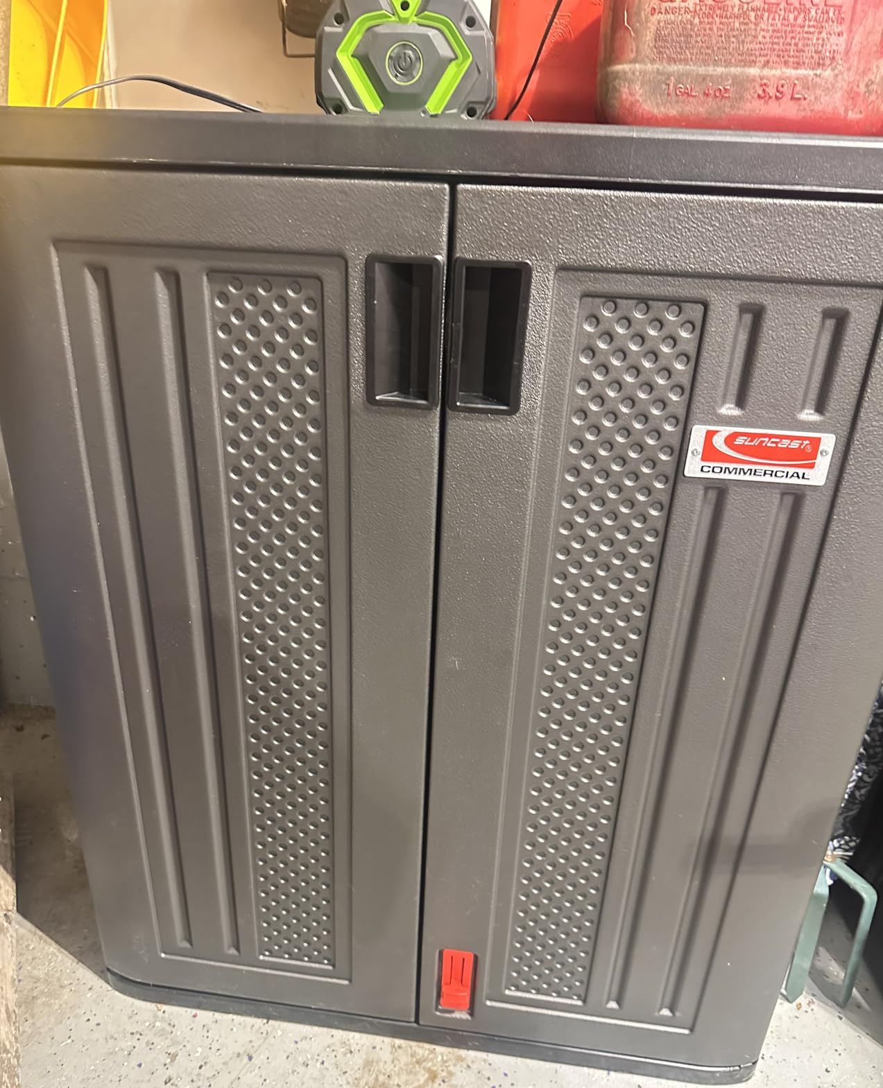 Suncast Heavy-Duty Resin Outdoor Storage Cabinet, 30