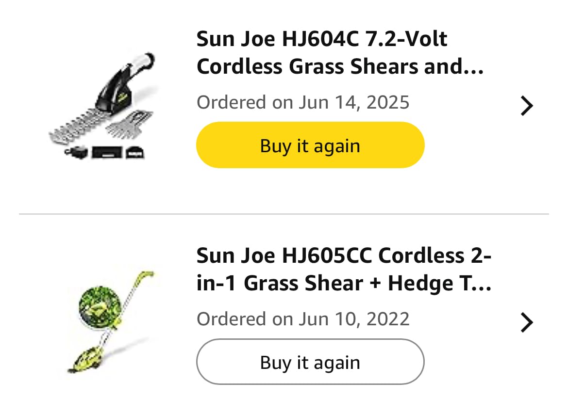 Sun Joe HJ604C 2-in-1 Cordless 7.2V Handheld Grass Shear & Hedge Trimmer customer photo 1