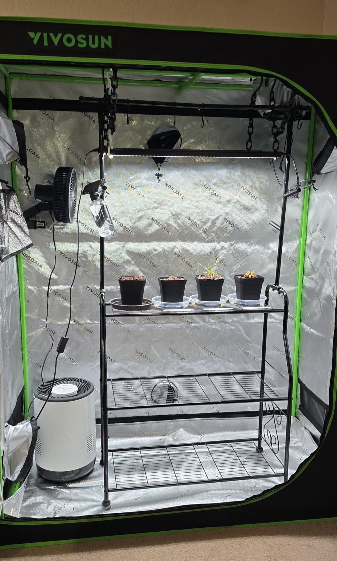 VIVOSUN S448 4x4 Grow Tent, 48