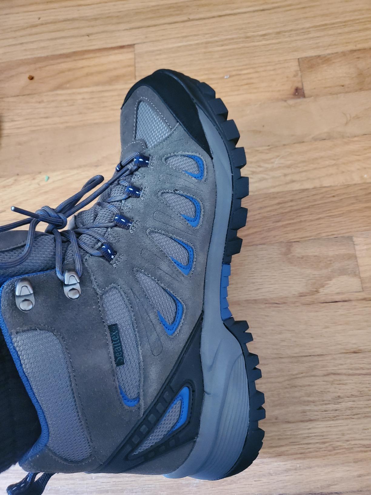 Propet Mens Ridge Walker Round Toe Hiking Casual Boots Ankle - Black customer photo 2