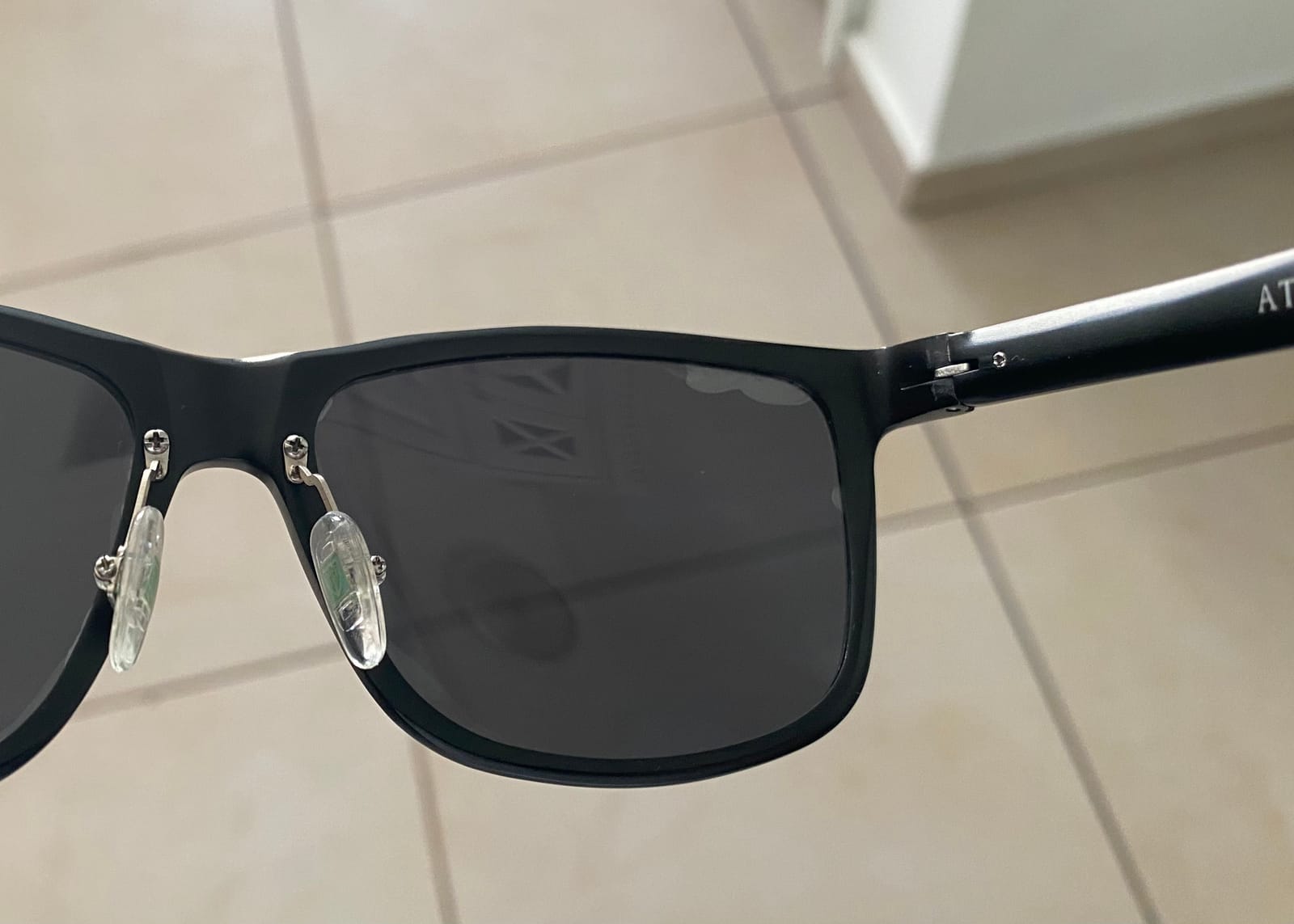 ATTCL Polarized Sunglasses Men for Driving: UV400 Protection Lightweight AL-MG Metal Rectangular Sun glasses Hiking Travel customer photo 1