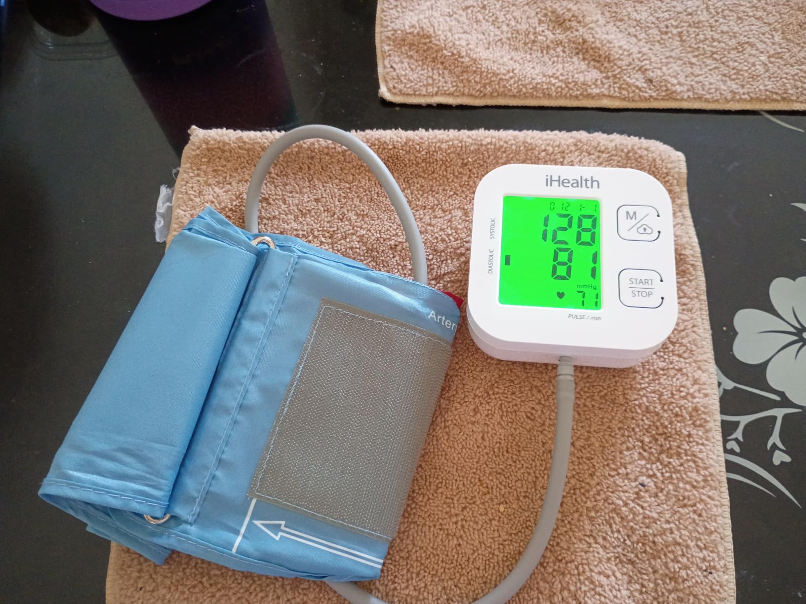 iHealth Track Smart Upper Arm Blood Pressure Monitor with Wide Range Cuff that fits Standard to Large Adult Arms, Bluetooth Compatible for iOS & Android Devices customer photo 2
