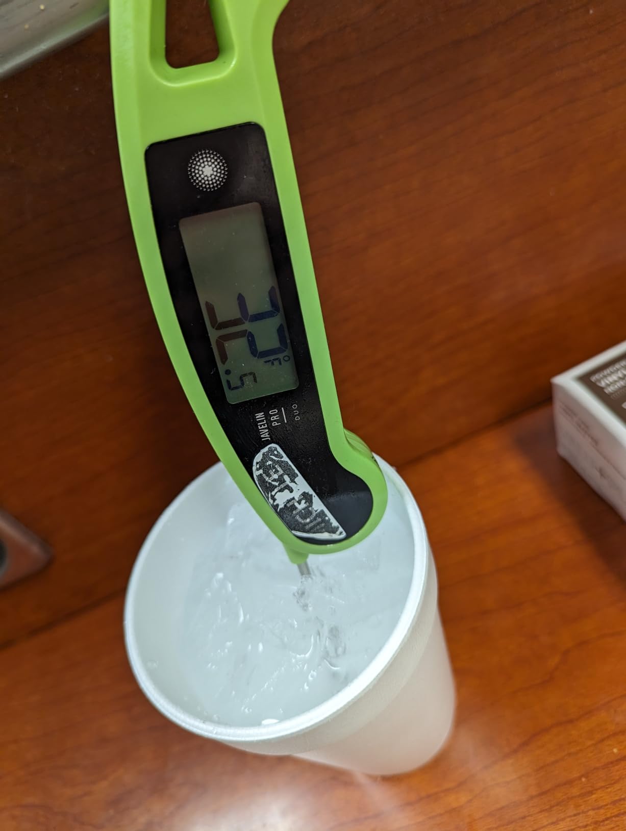 Lavatools Javelin® PRO Classic Ultra-Fast 2-Second Professional Digital Instant Read Meat Thermometer for Grill and Cooking, Auto-Rotating Backlit Display, IP65 Water Resistant, NSF Certified – Sambal customer photo 1