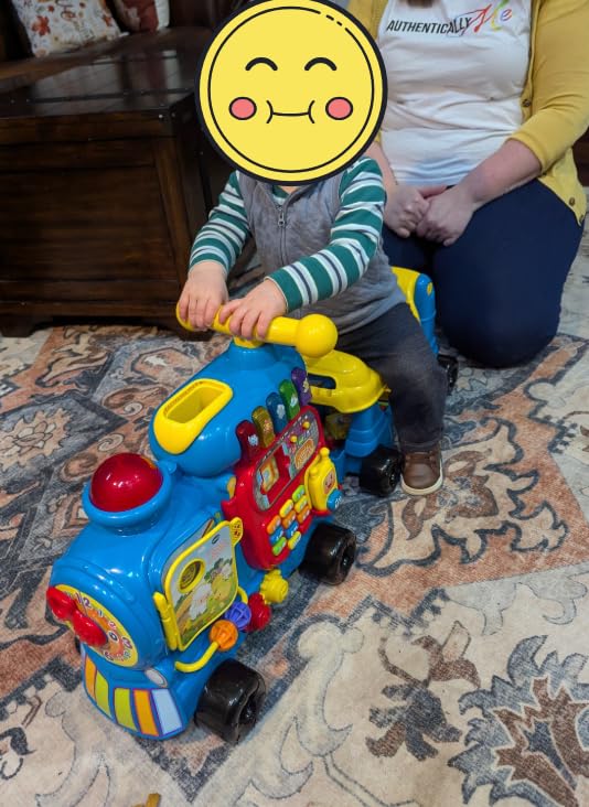 VTech Sit-to-Stand Ultimate Alphabet Train, Blue customer photo 2