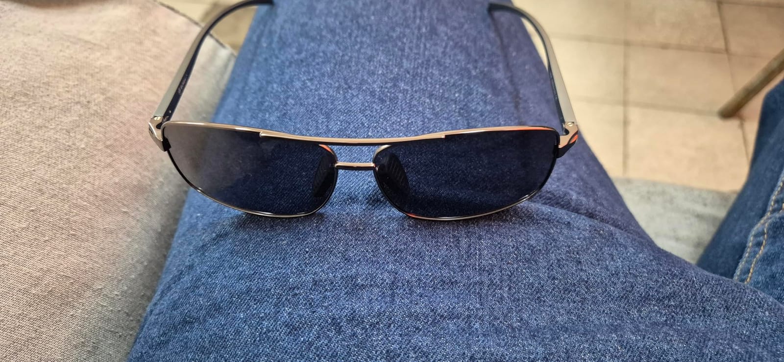 Ultra Lightweight Rectangular Polarized Sunglasses Men UV400 Protection customer photo 1