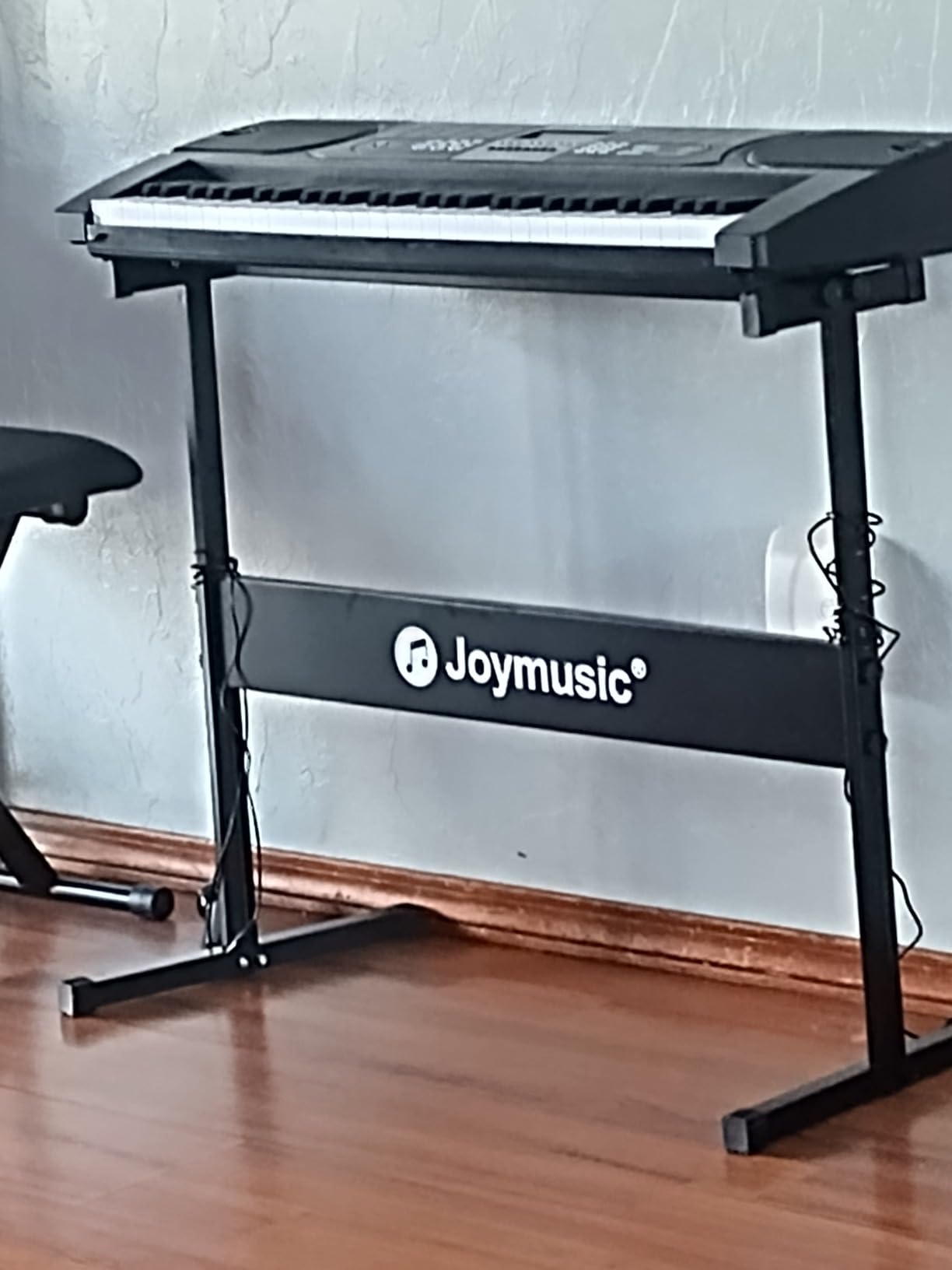 61-Key Electronic Keyboard Pack with Headphones, Microphone, Stand, Stool, and Power Supply customer photo 2