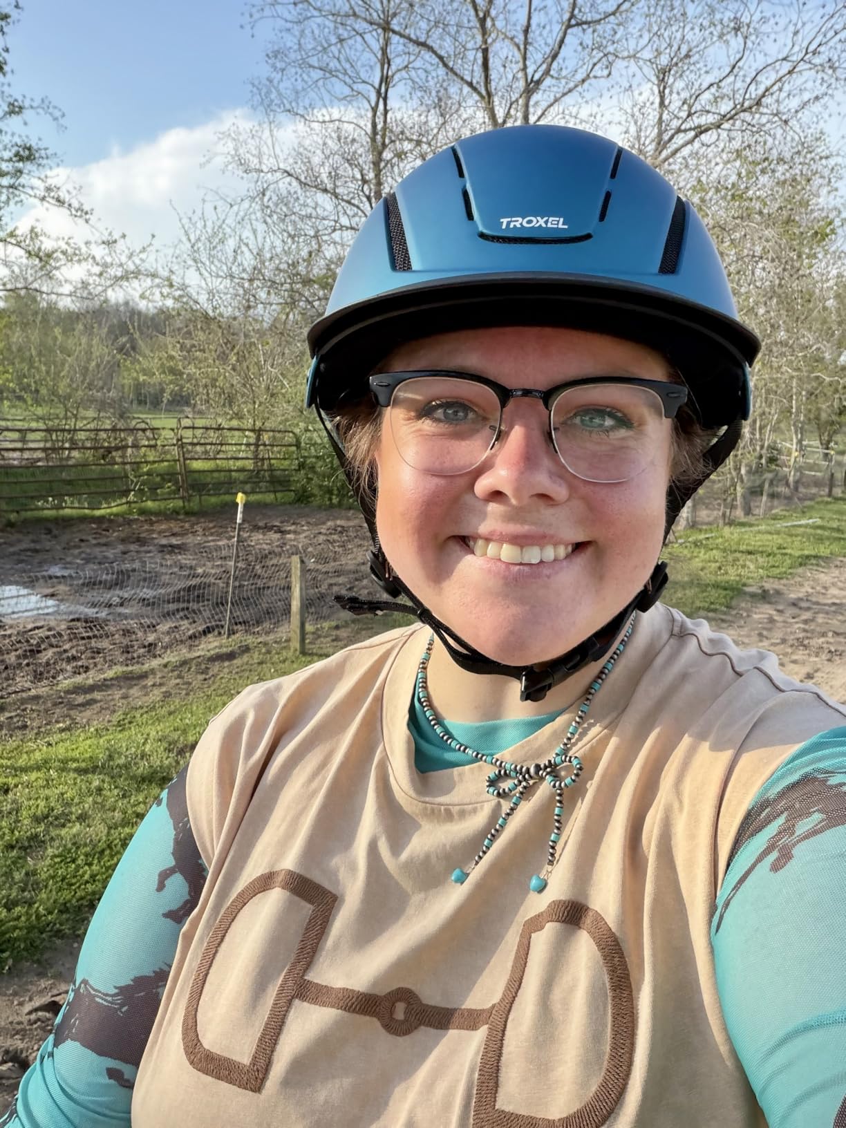 Troxel Spirit Duratec Full Coverage Horse Riding Helmet, Adjustable Fit | Cooling Vents Helps Stay Comfortable on Trails, Lessons & Arena Practice customer photo 1