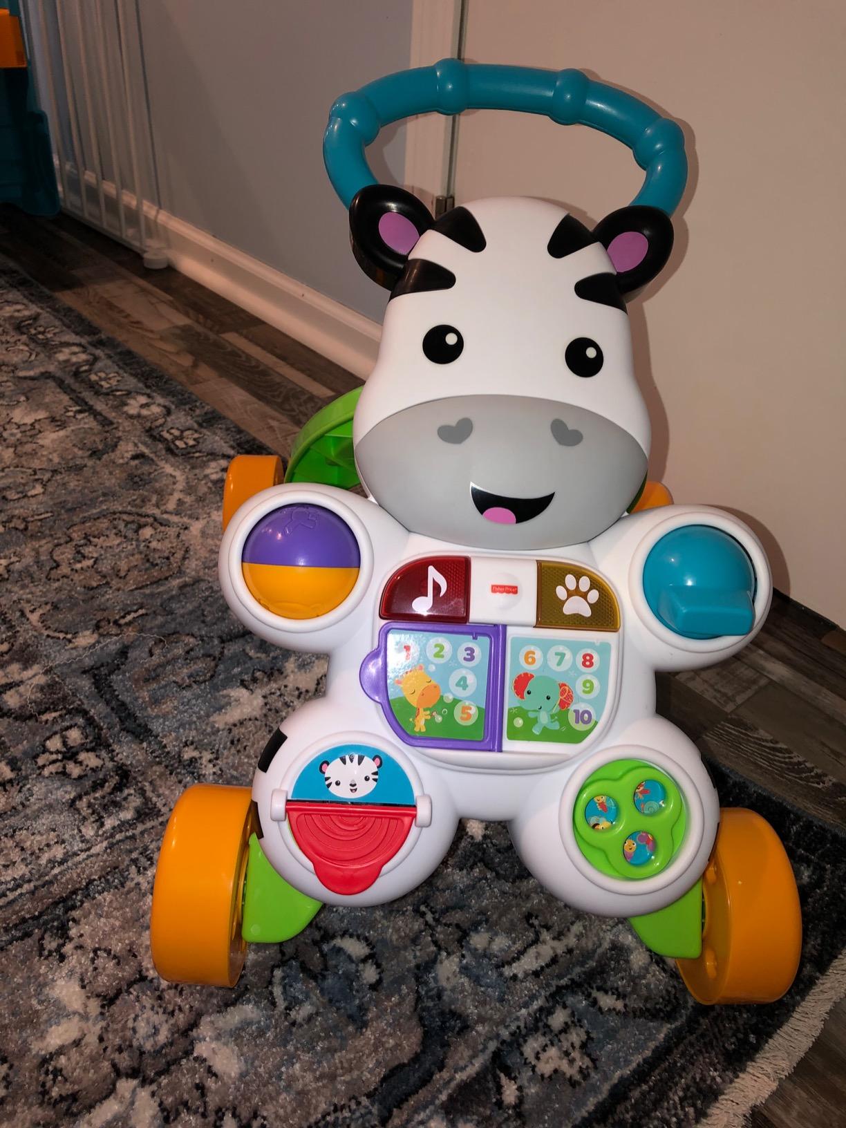 Fisher-Price Baby Push Toy Learn with Me Zebra Walker customer photo 1
