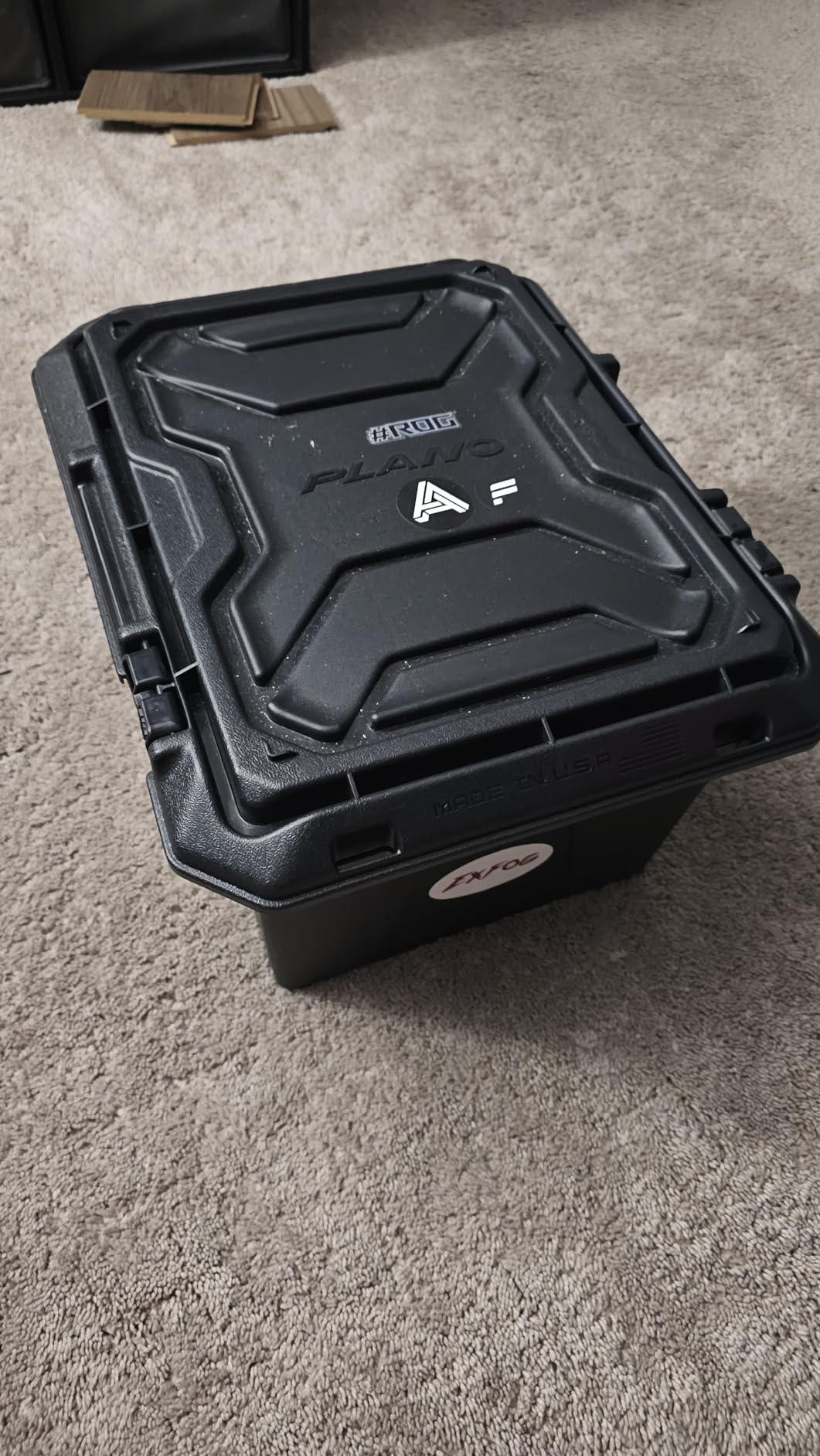Plano Ammo Crate, Black, Lockable Plastic Ammunition Storage Box, Water-Resistant Protection with Interlocking Foam and Removable Dividers customer photo 1