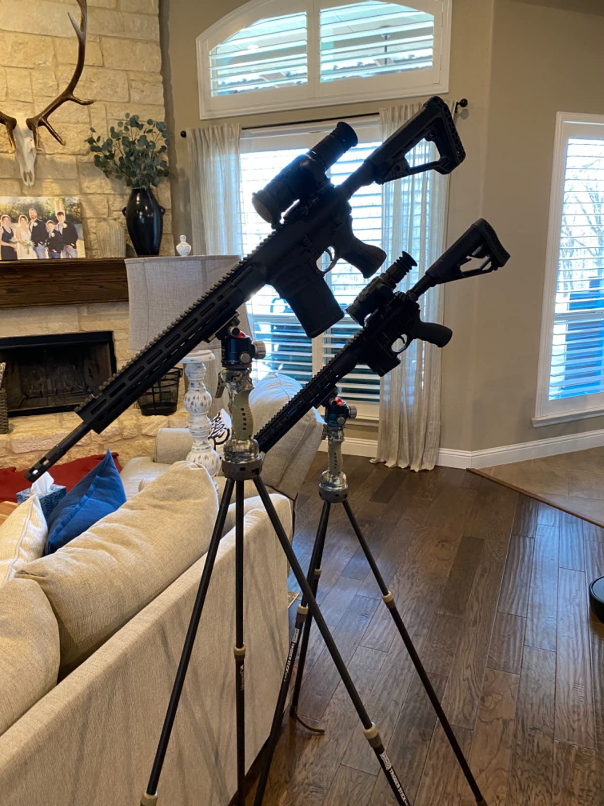 PRIMOS Hunting Trigger Stick Gen3 Shooting Stick, Adjustable Height, Quick-Detach Yoke, Durable and Lightweight, Ideal for Hunting, Shooting, and Photography customer photo 1