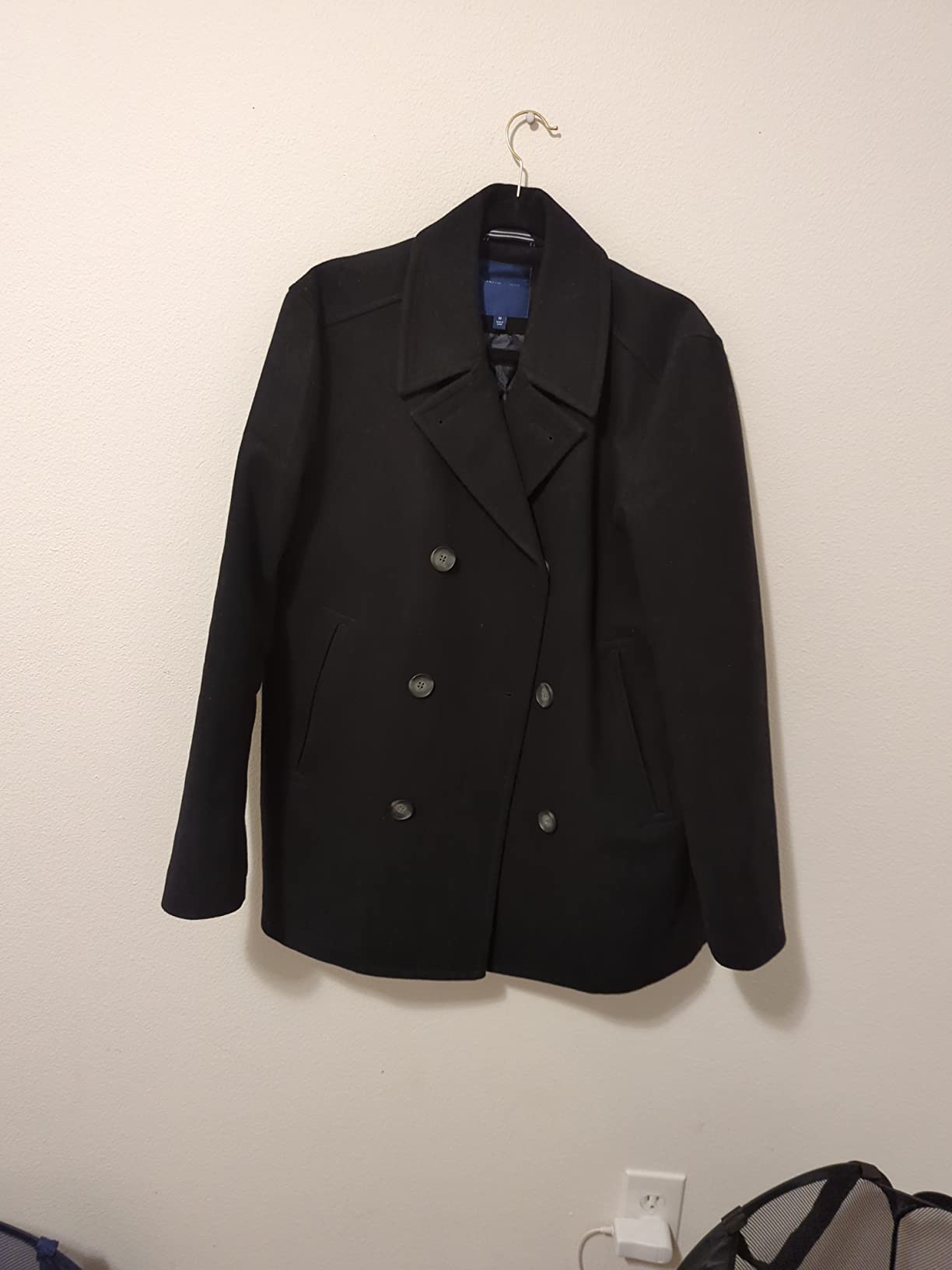 Nautica Men's Wool Blend Peacoat - Double-Breasted Winter Coat, Regular, Big & Tall Sizes customer photo 1