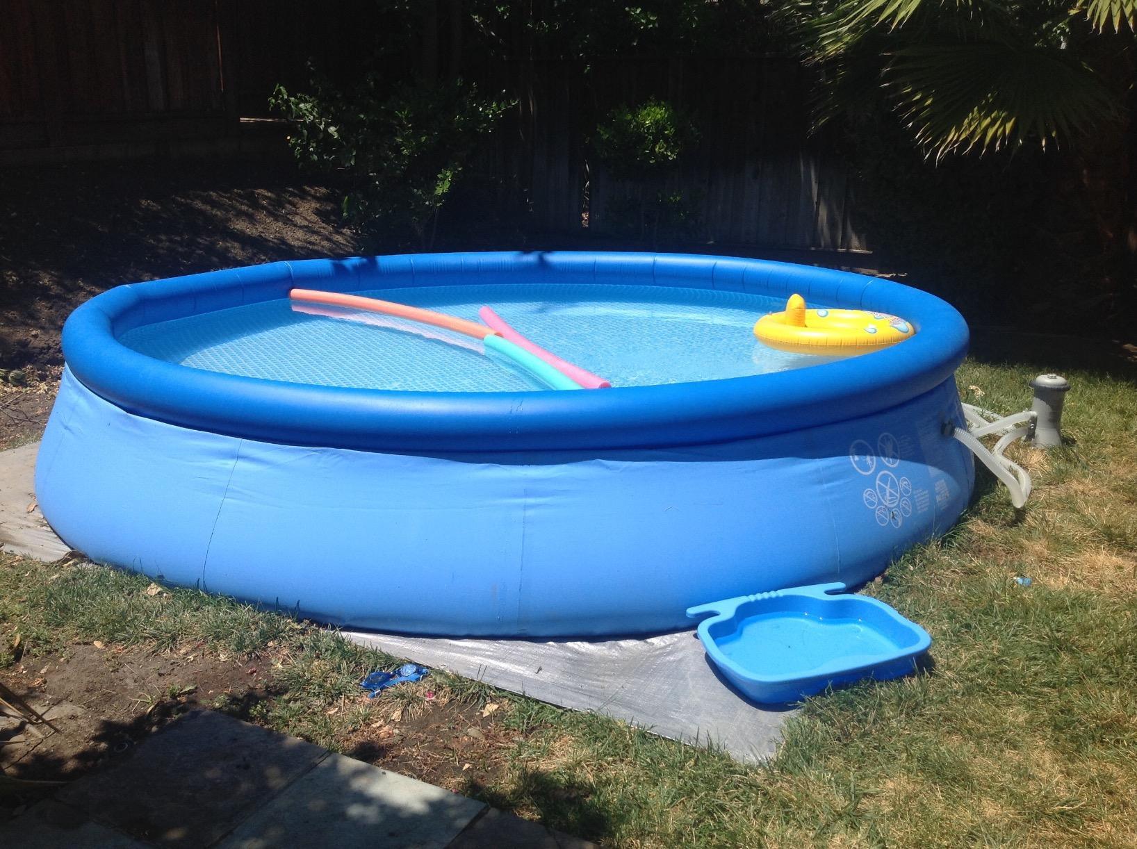 INTEX Easy Set 15 ft x 48in Inflatable Ring Above Ground Pool Set w/Pump customer photo 1