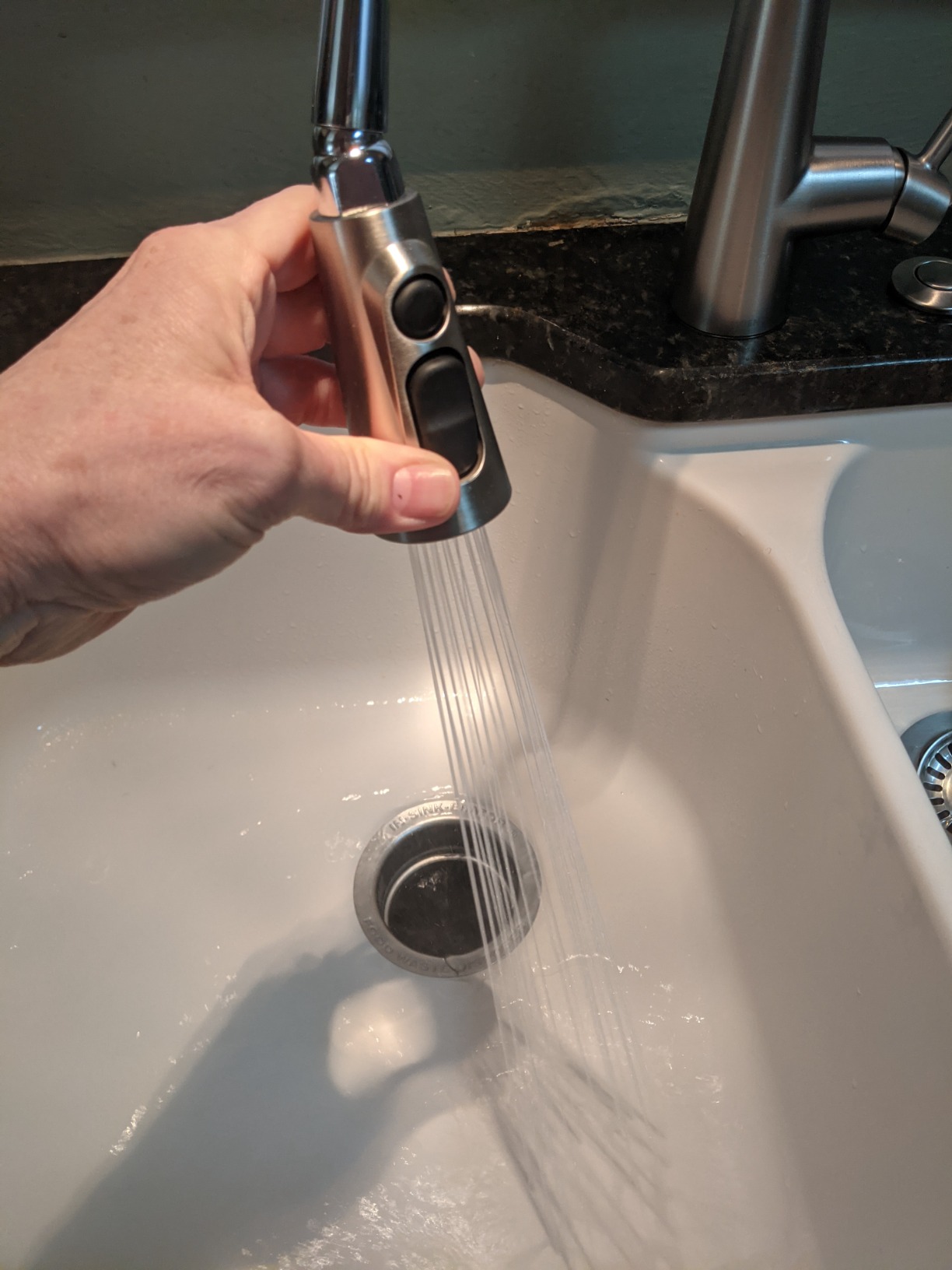 Moen Sleek Spot Resist Stainless One-Handle Single-Hole Pulldown Kitchen Faucet with PowerBoost Technology for Faster Water Flow, 7864SRS customer photo 2
