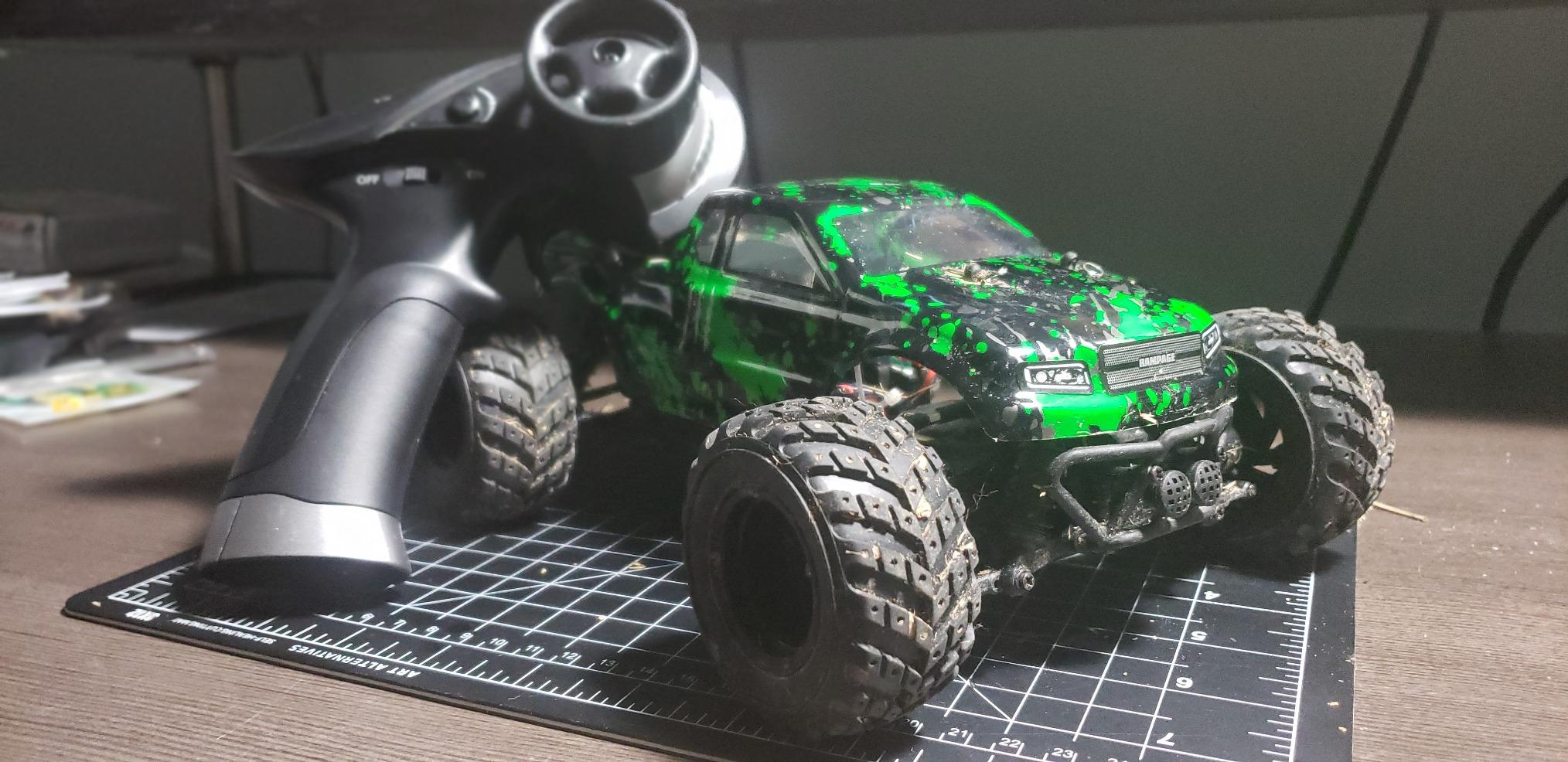 HAIBOXING 18859 1:18 Scale All Terrain RC Car, Hobby 4WD Remote Control Car, 2.4GHz Electric RC Vehicle 36 KPH High Speed 4X4 Waterproof Off-Road RC Truck with Two Rechargeable Batteries customer photo 2