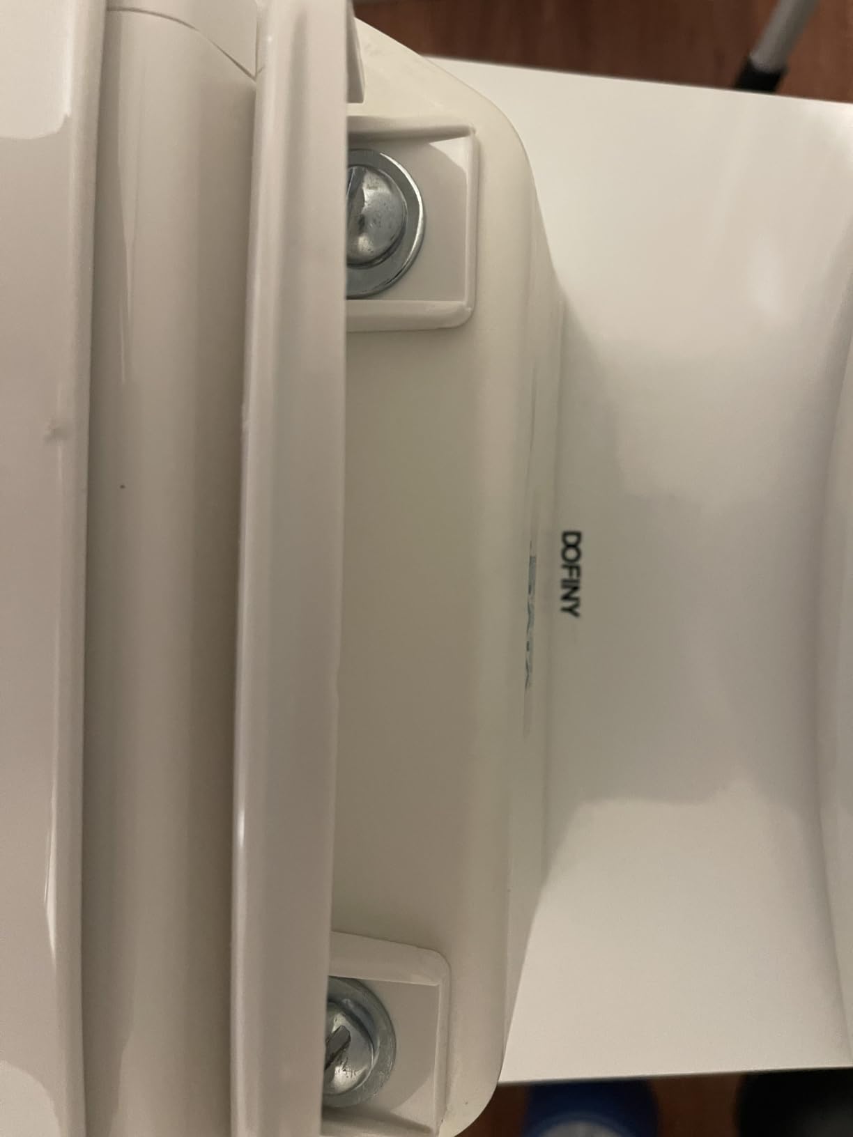 Vive Raised Toilet Seat Riser for Seniors (with Handles) - Handicap Rail Grab Bar Seat for Over Toilet - Elevated Safety for Elderly, Disabled, Medical - Elongated customer photo 2