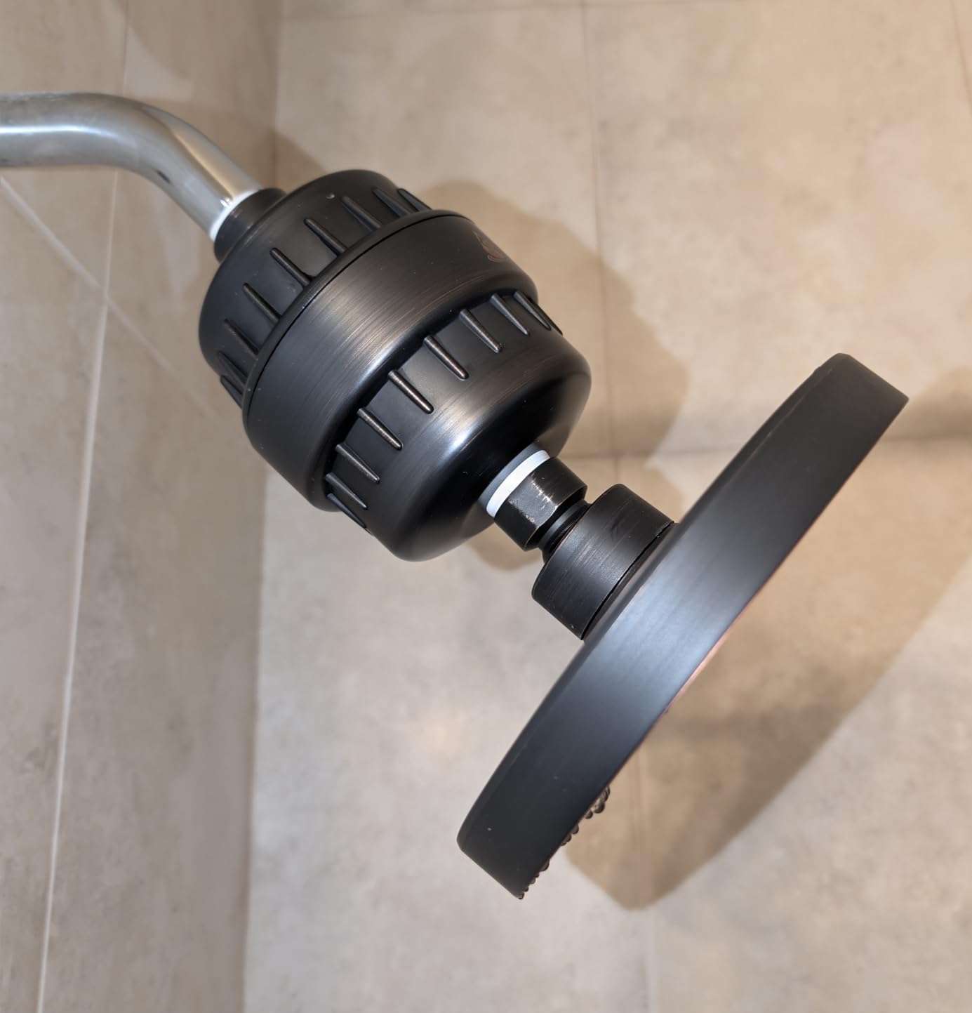SparkPod Rain Shower Head, 6 Inch Round, Luxury Polished Chrome Finish customer photo 1
