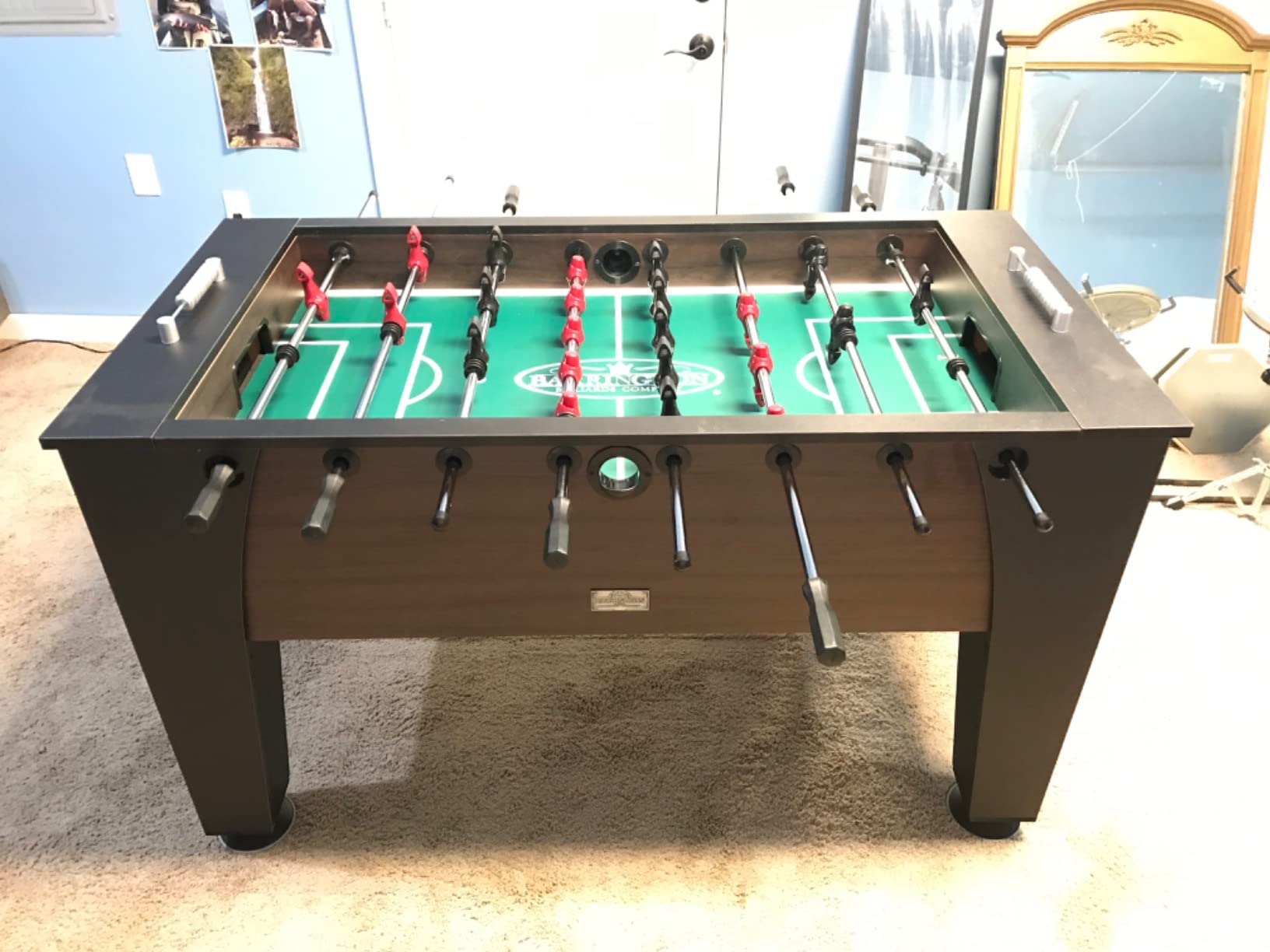 Barrington Foosball Multiple Styles Soccer Foosball Tables, Durable & Stylish Designs with Tabletop Sports Soccer Balls, Perfect for Family Game Rooms customer photo 2