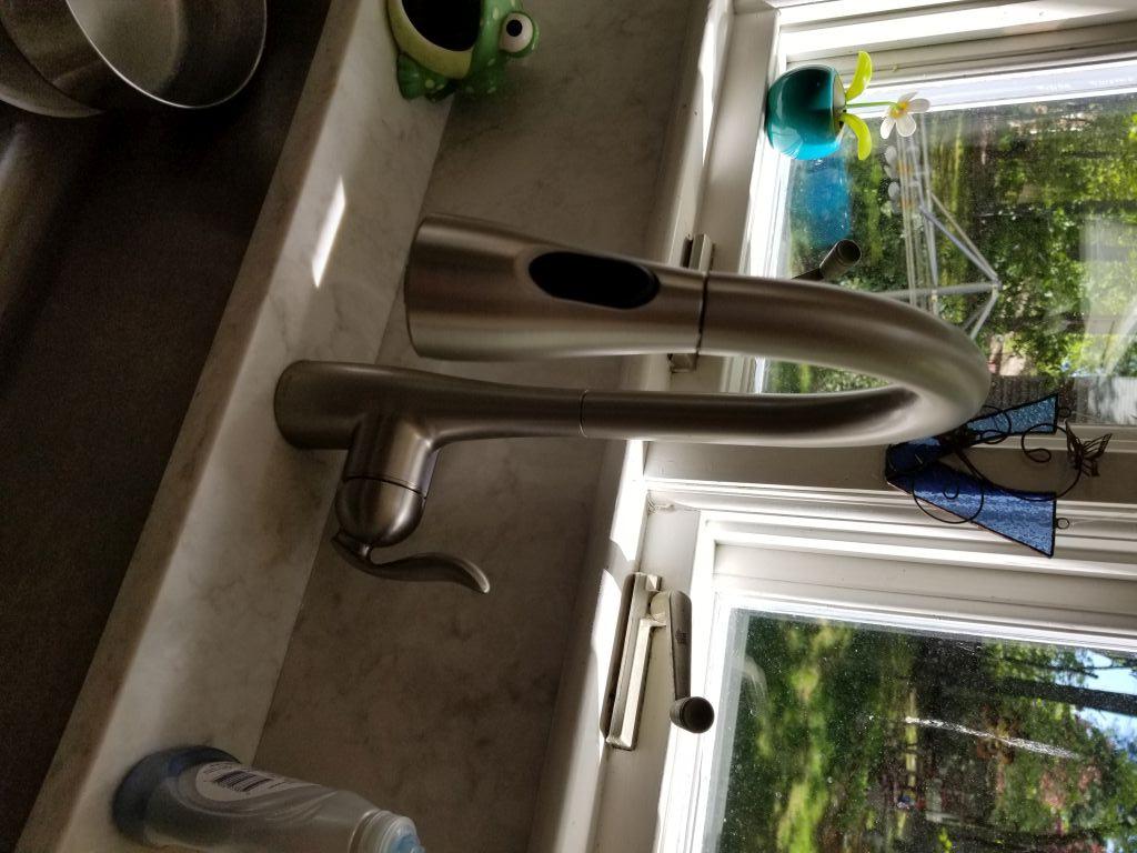 Moen Arbor Spot Resist Stainless Motionsense Wave Touchless Kitchen Faucet customer photo 1