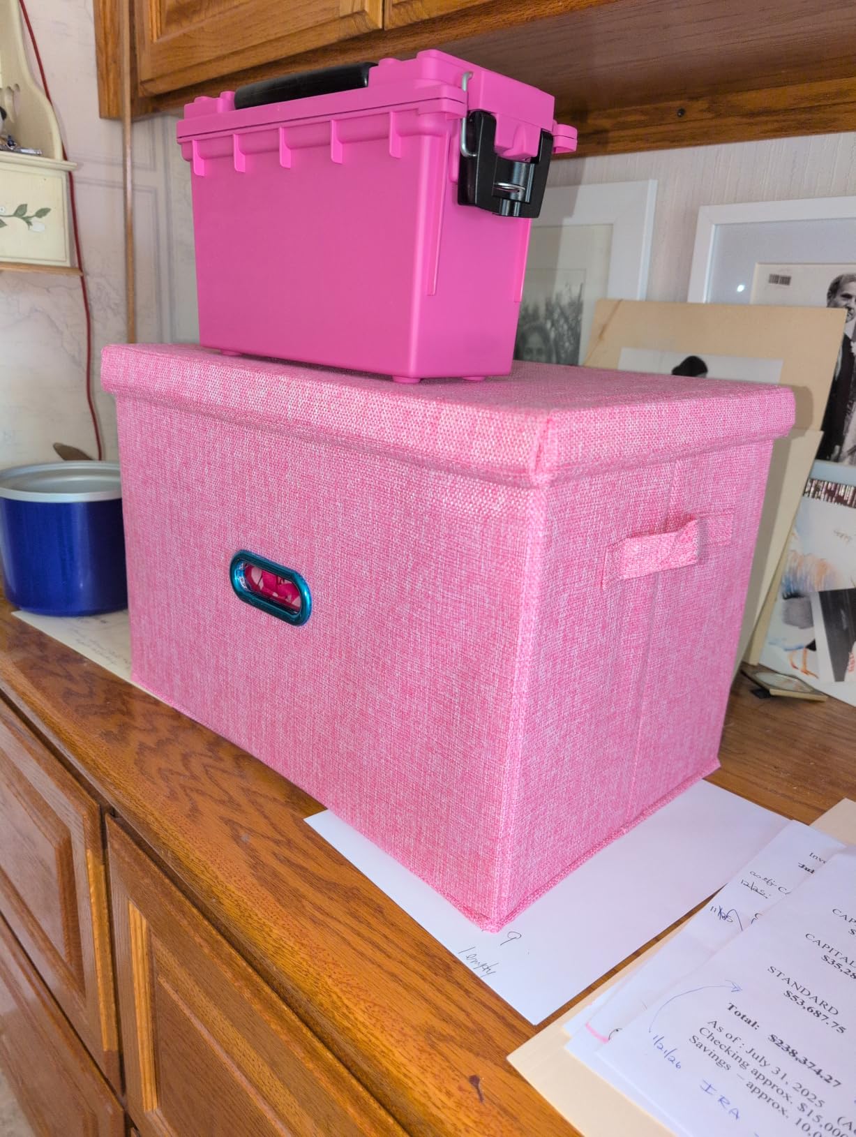 Sheffield 12629 Ammo Box Made in USA, Stackable Lockable Ammo Storage Box, Lockable Storage Box, Water and Dust Resistant Dry Box, Secures Hunting Gear, Gun Accessories, Supplies, and Bullets customer photo 1