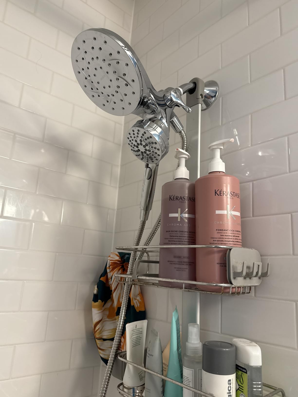Moen Engage Chrome Magnetix 2-in-1 Combo Rain Showerhead with Detachable Handheld Shower Spray, Featuring Magnetic Docking System, 26009 customer photo 1