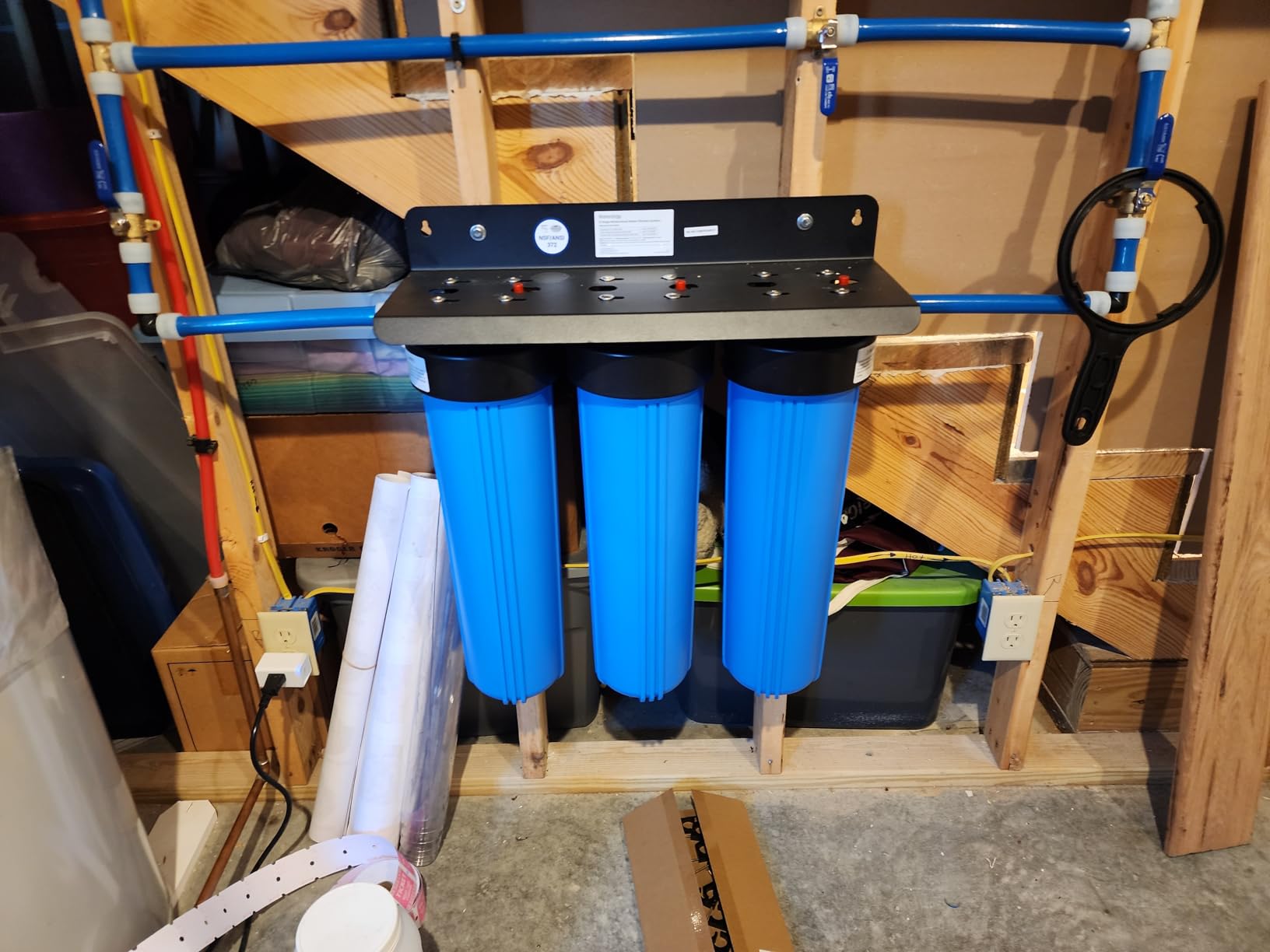 Waterdrop WHF3T-PG 3-Stage Whole House Water Filter System,1