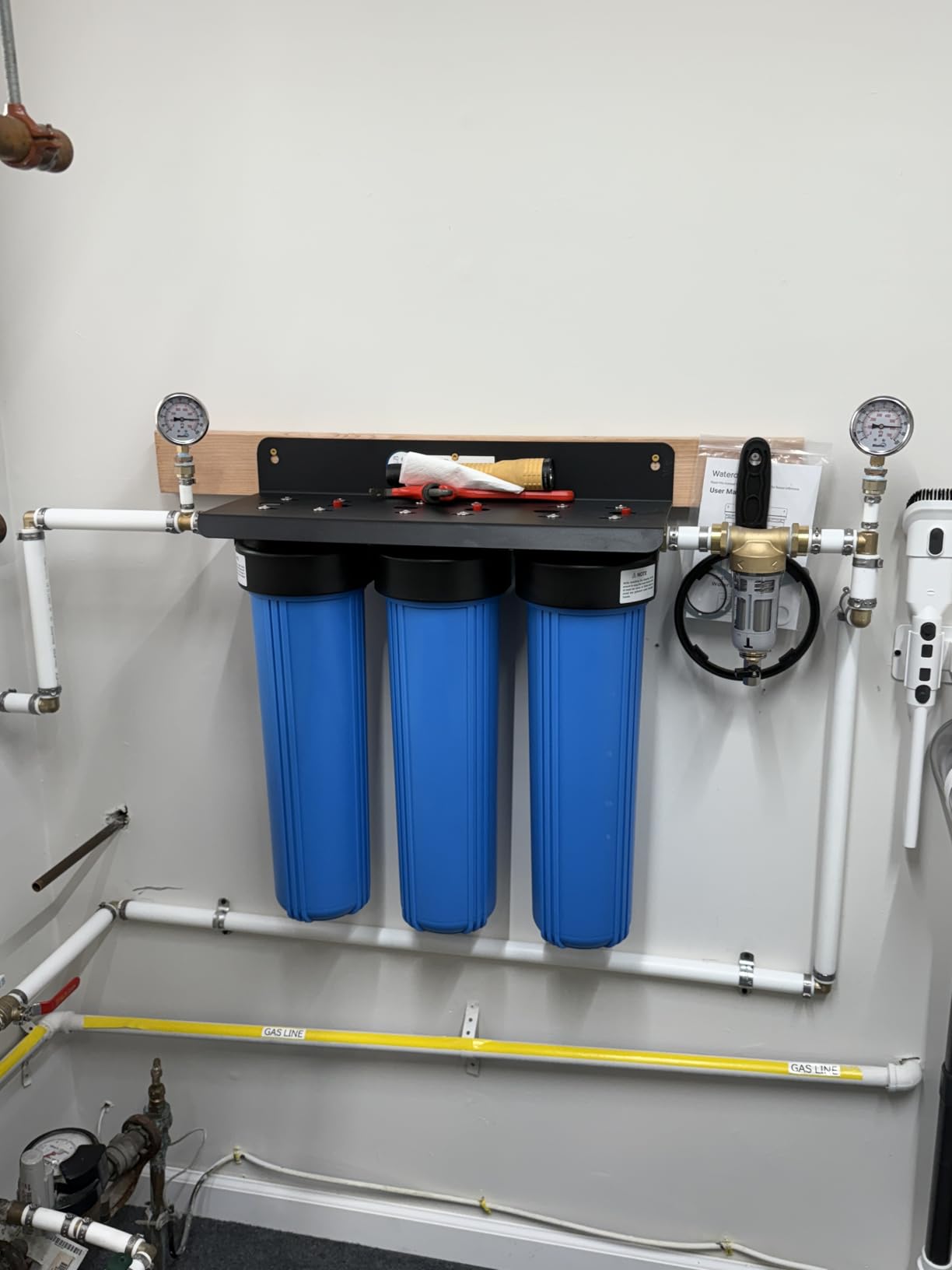 Waterdrop WHF3T-PG 3-Stage Whole House Water Filter System,1