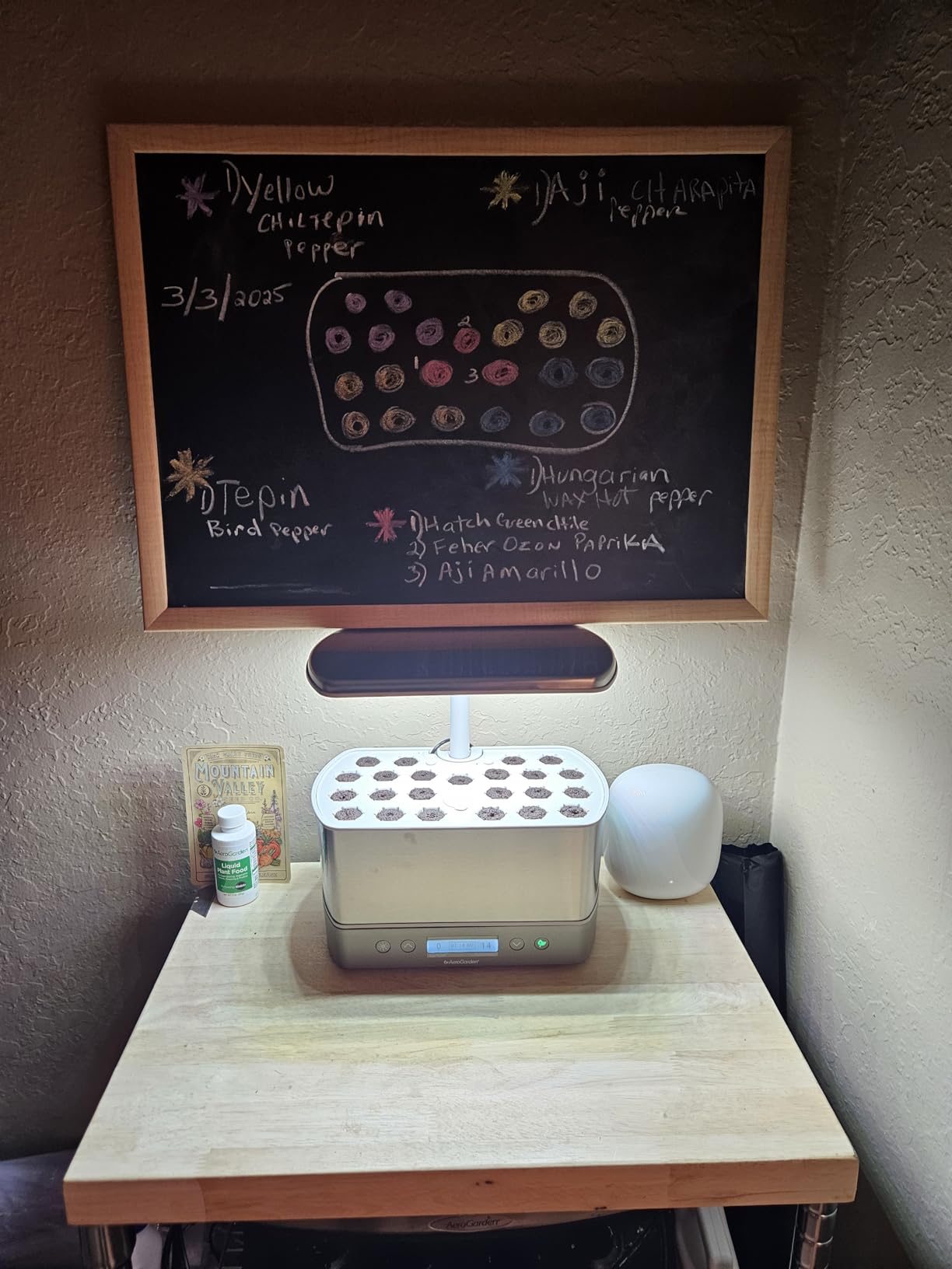 AeroGarden Harvest Elite, Stainless Steel | Indoor Garden with LED Grow Light and Seed Pod Kit customer photo 1