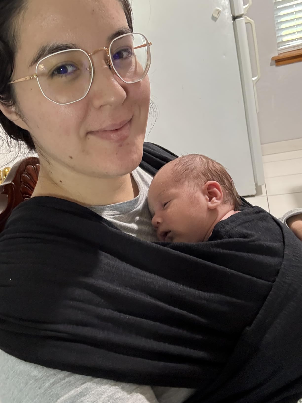 Koala Babycare Baby Carrier Wrap, Easy to Wear As a T-Shirt customer photo 1