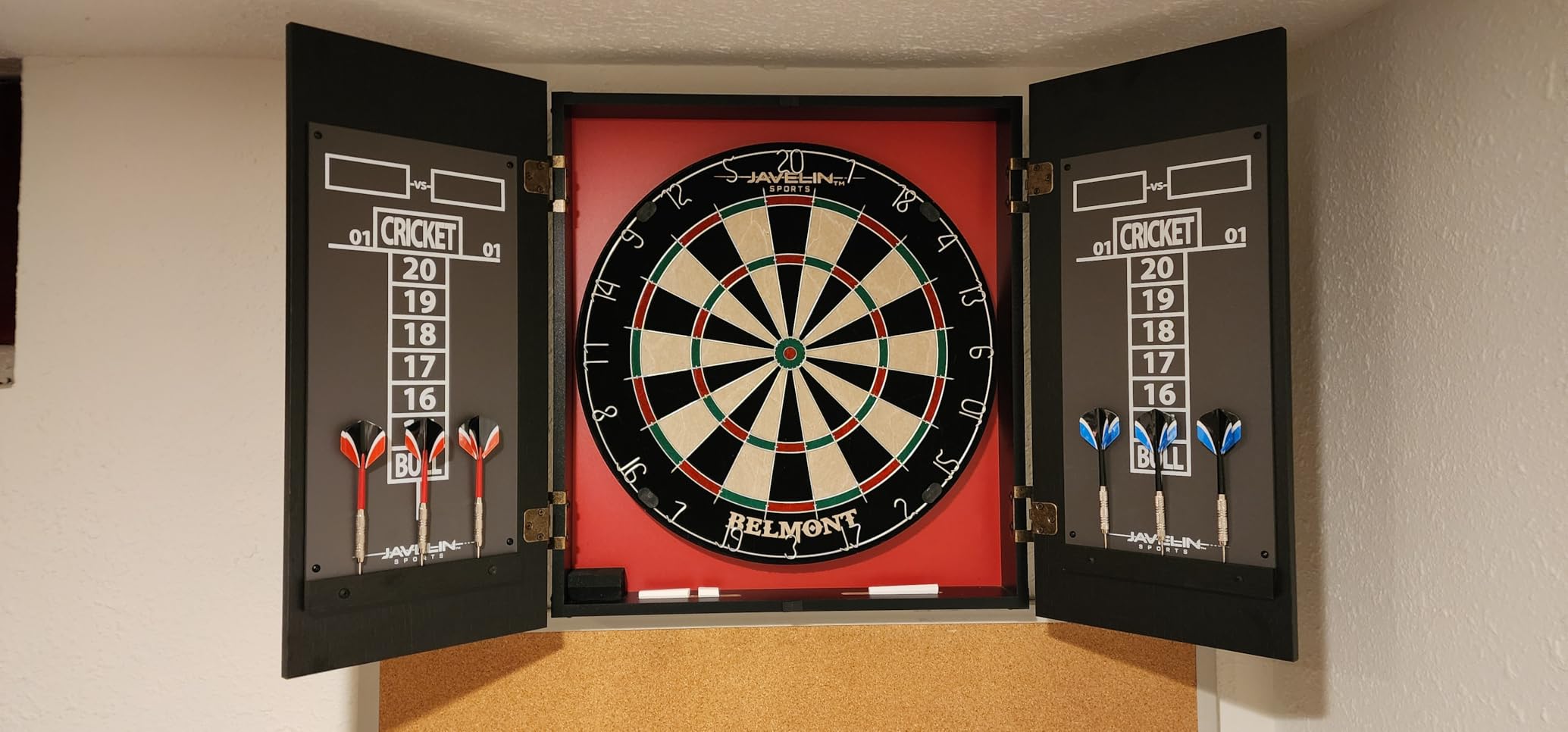 EastPoint Sports Official Size Dart Board Cabinet Set customer photo 2