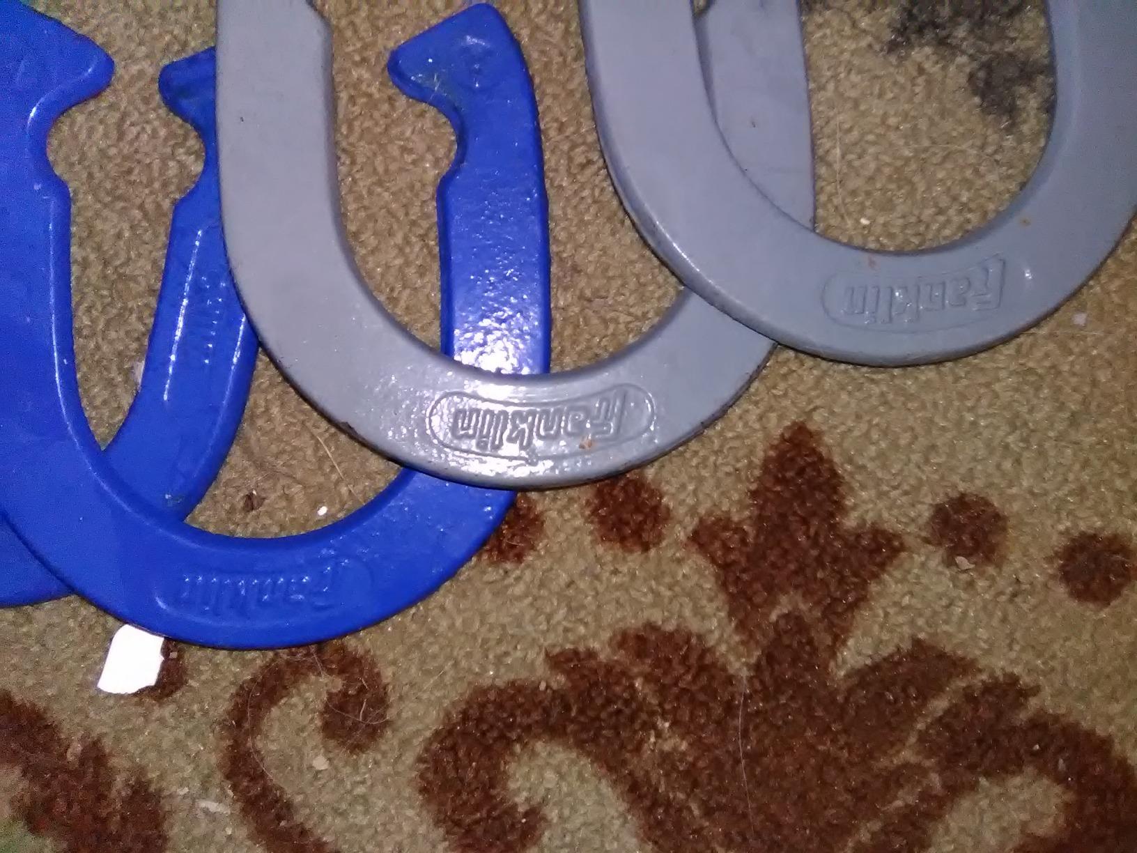 Franklin Sports Horseshoes Sets - Game Sets for Adults + Kids - Includes (4) Horseshoes and (2) Ground Stakes customer photo 2