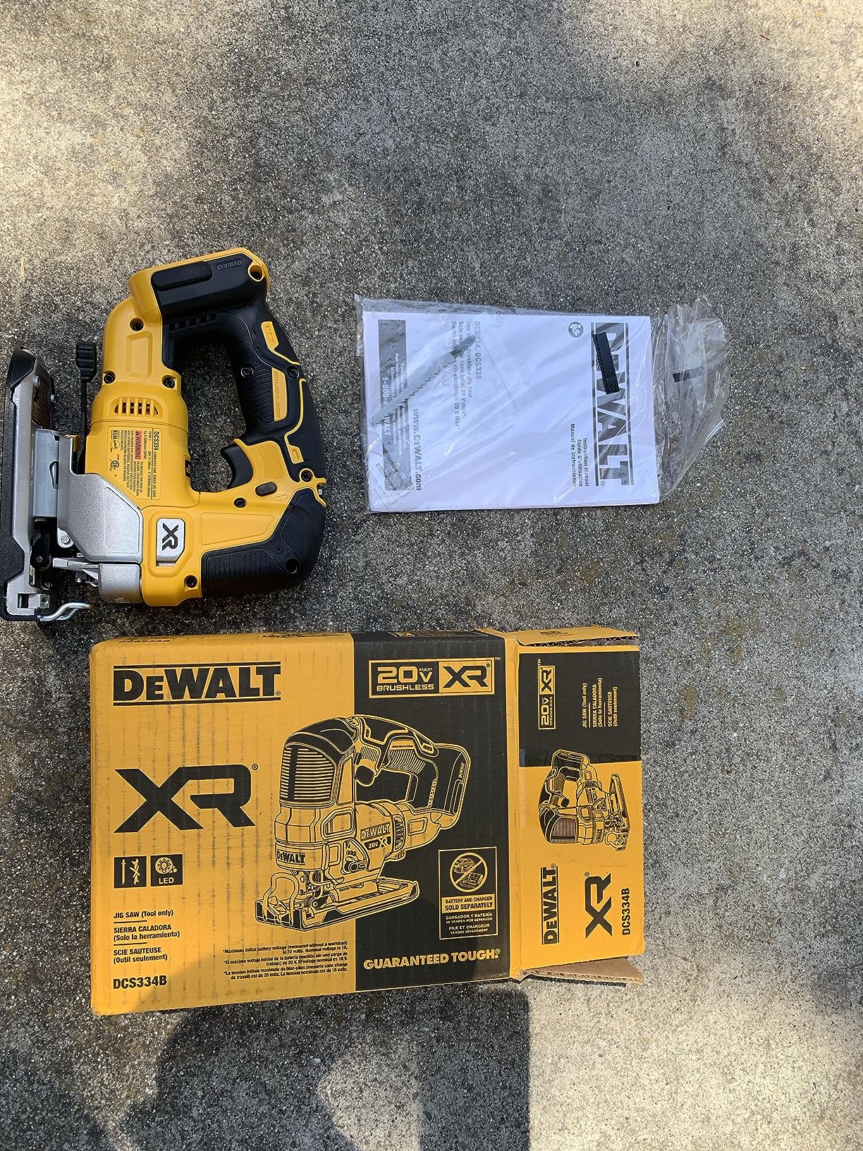 DEWALT 20V MAX XR Jig Saw, 3,200 Blade Speed, Cordless, Brushless Motor, LED Light, Bare Tool Only (DCS334B) customer photo 2