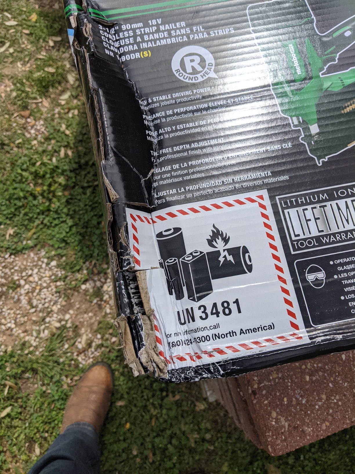 Metabo HPT Cordless Framing Nailer Kit, 18V, Brushless Motor, 2