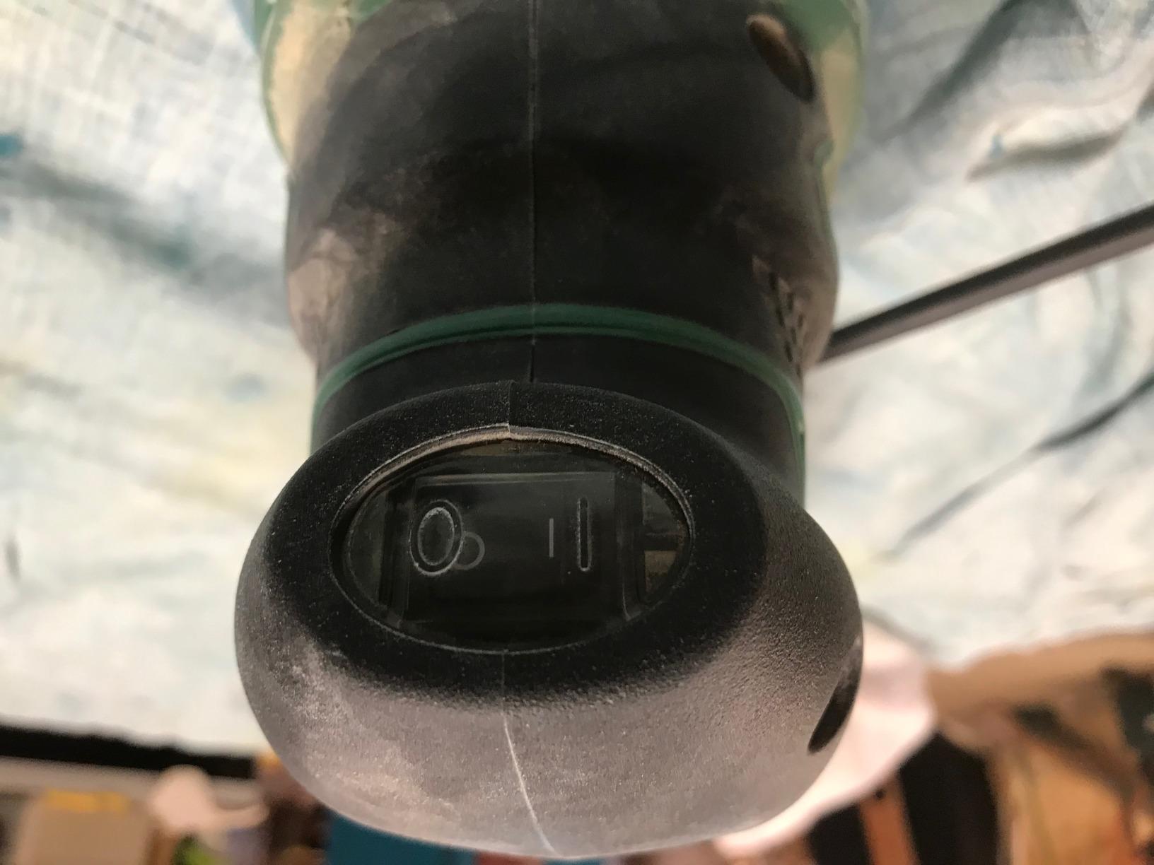 Metabo HPT 5-Inch Random Orbit Finishing Sander, Variable Speed, Palm-Style (SV13YST) customer photo 1