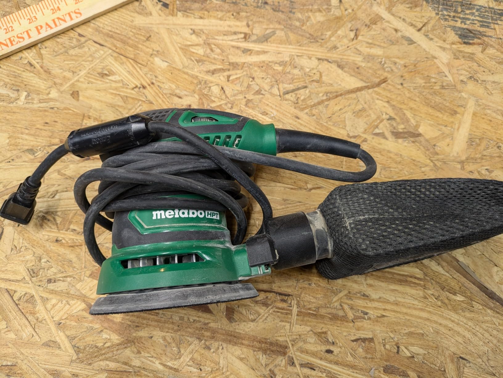 Metabo HPT 5-Inch Random Orbit Finishing Sander, Variable Speed, Palm-Style (SV13YST) customer photo 2