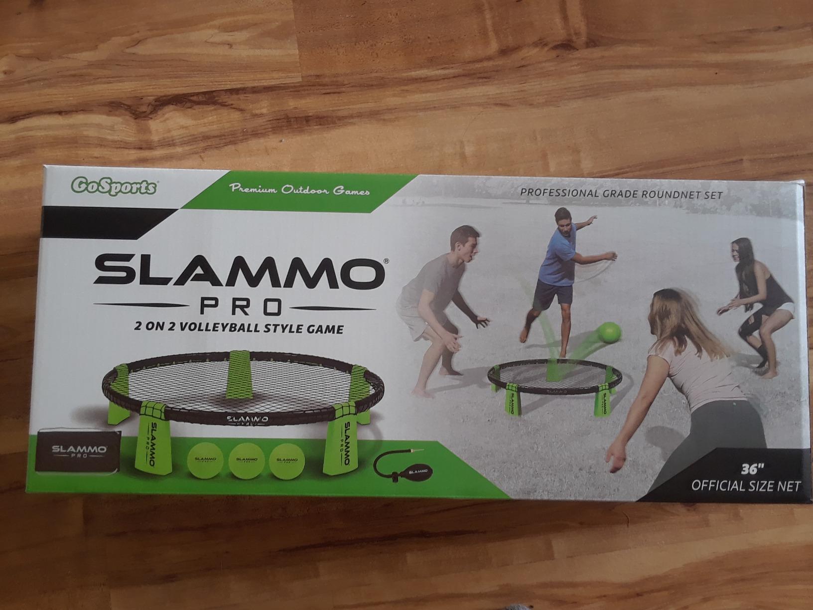 GoSports SLAMMO PRO Game Set - New and Improved PRO Set with 3 PRO Balls, Pump and Carrying Case customer photo 2