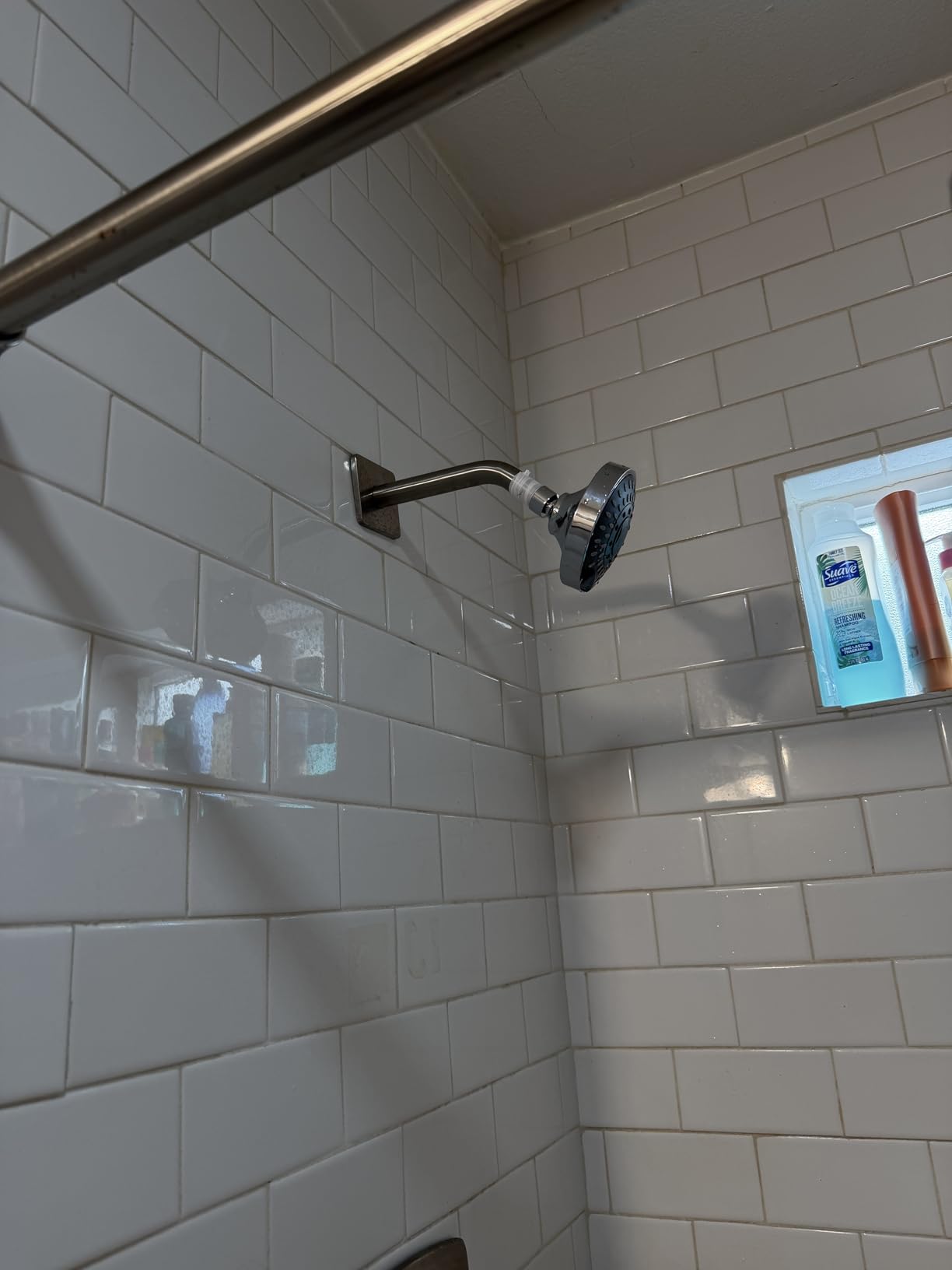 AISOSO High Pressure Rain Shower Head 5 Modes Showerhead 4.1 Inch Chrome customer photo 1