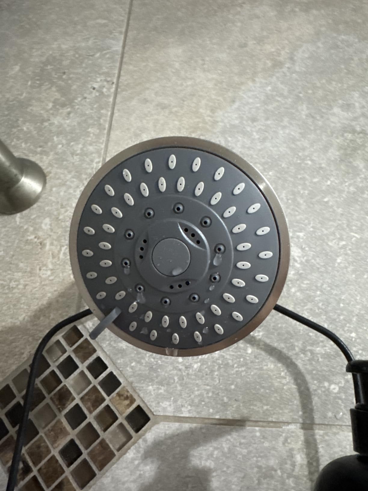 AISOSO High Pressure Rain Shower Head 5 Modes Showerhead 4.1 Inch Chrome customer photo 2